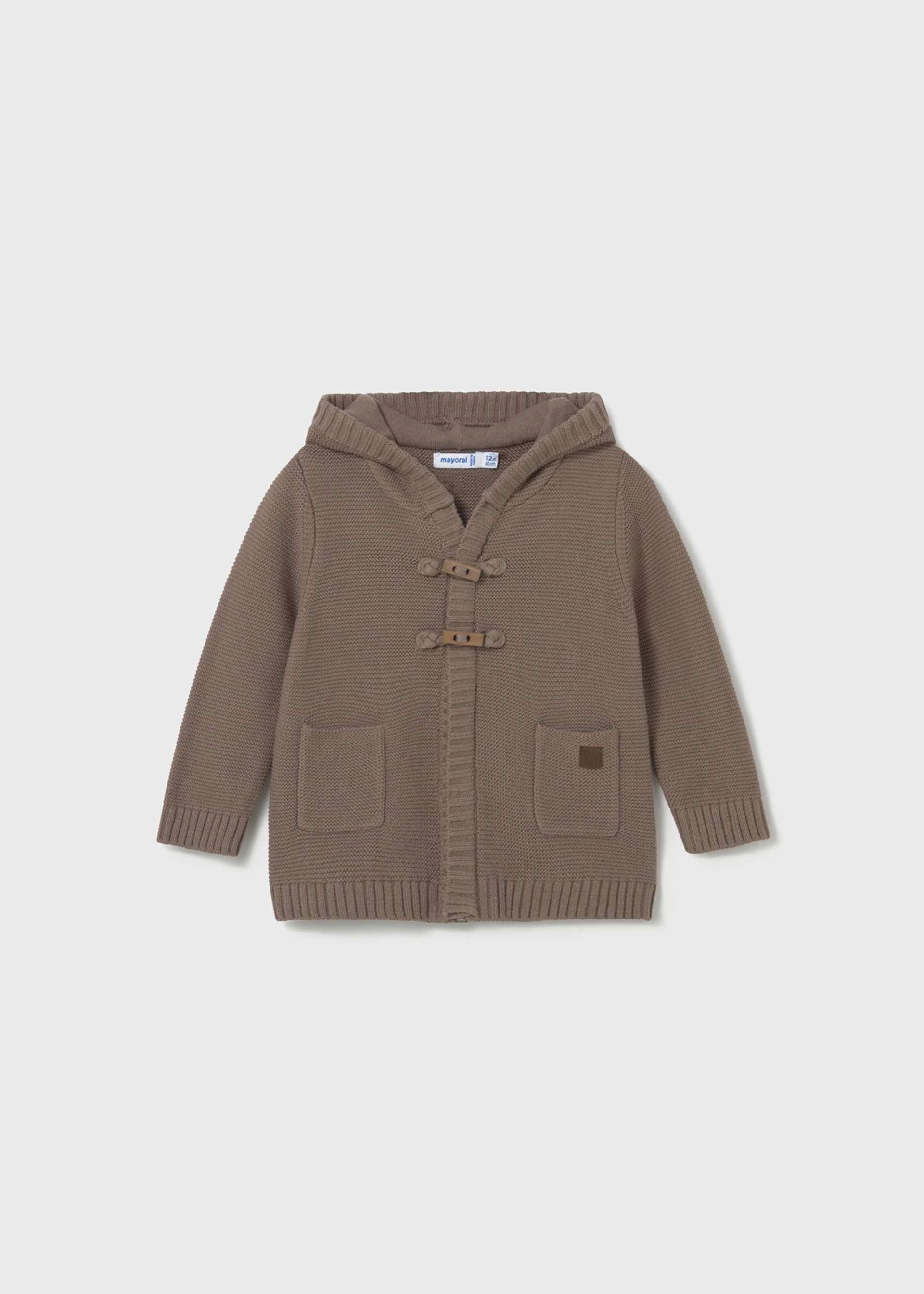 Woven knit jacket baby