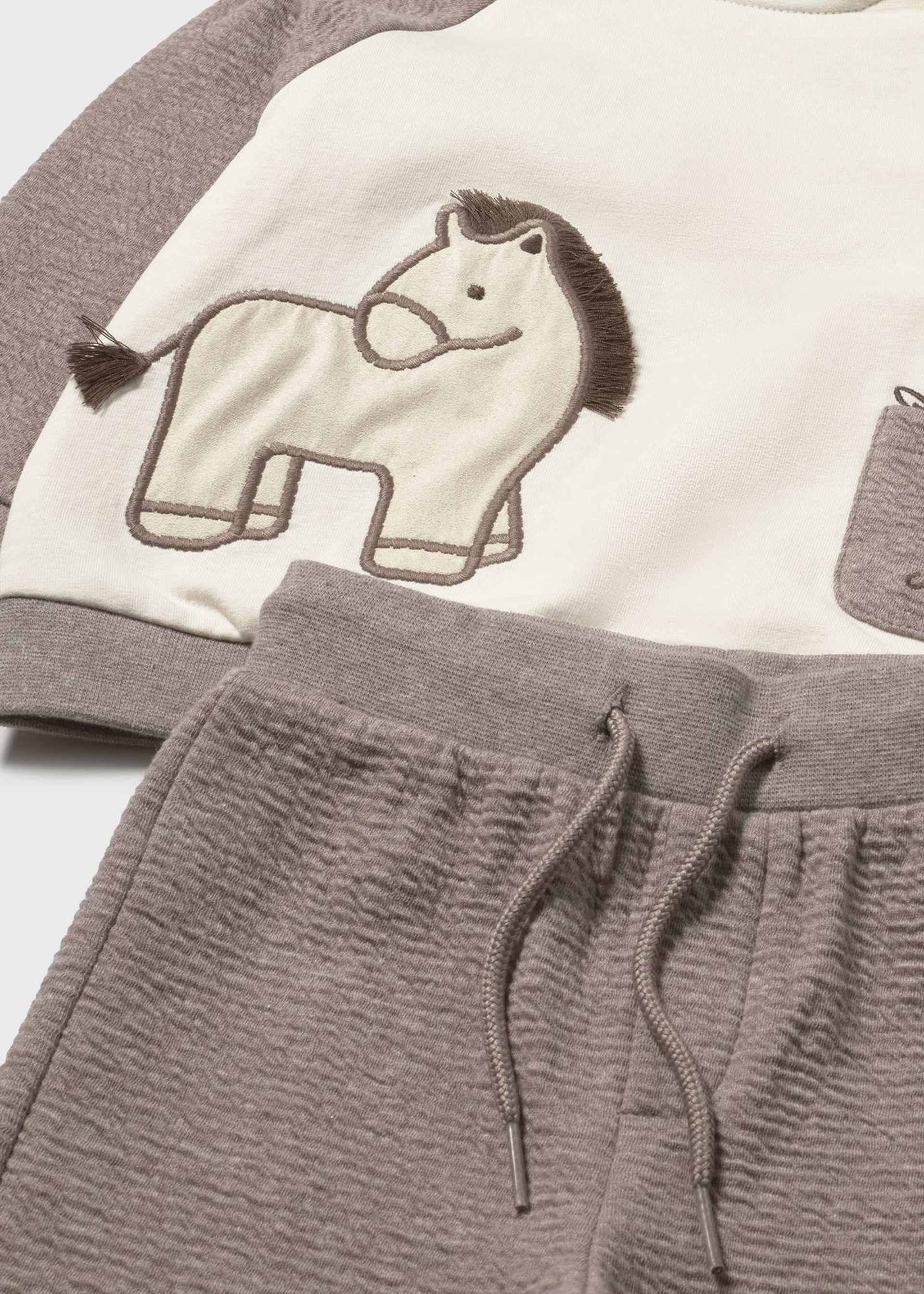 Baby horse sweatshirt tracksuit