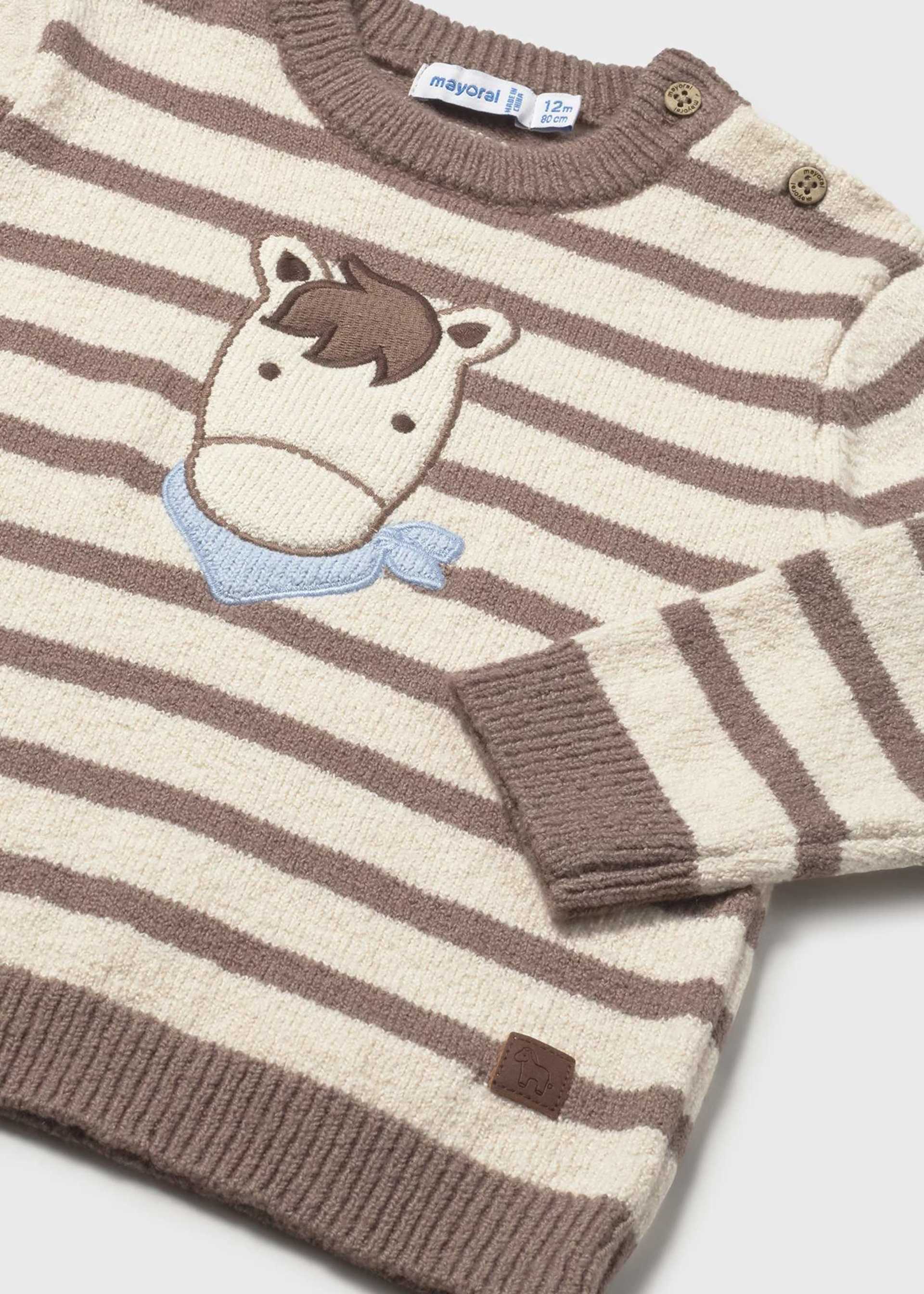Maglione cavallo neonato