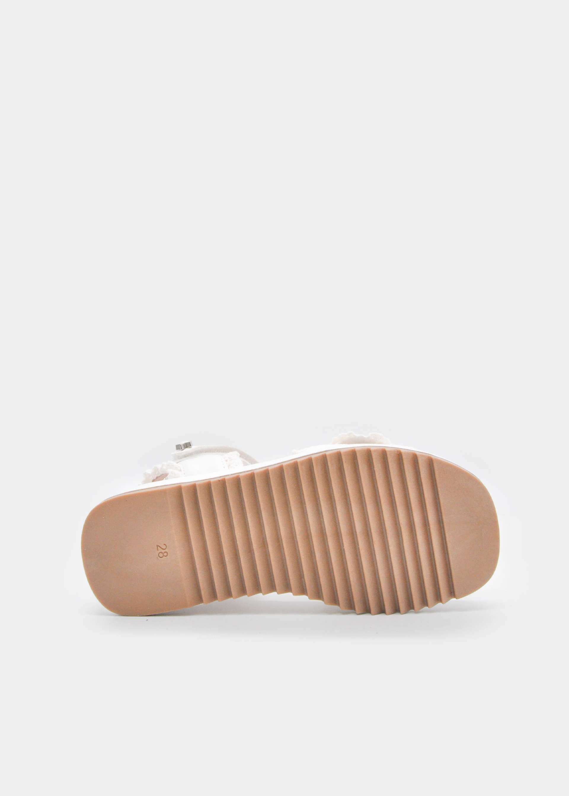 Plattform-Sandalen Rüschen Mädchen