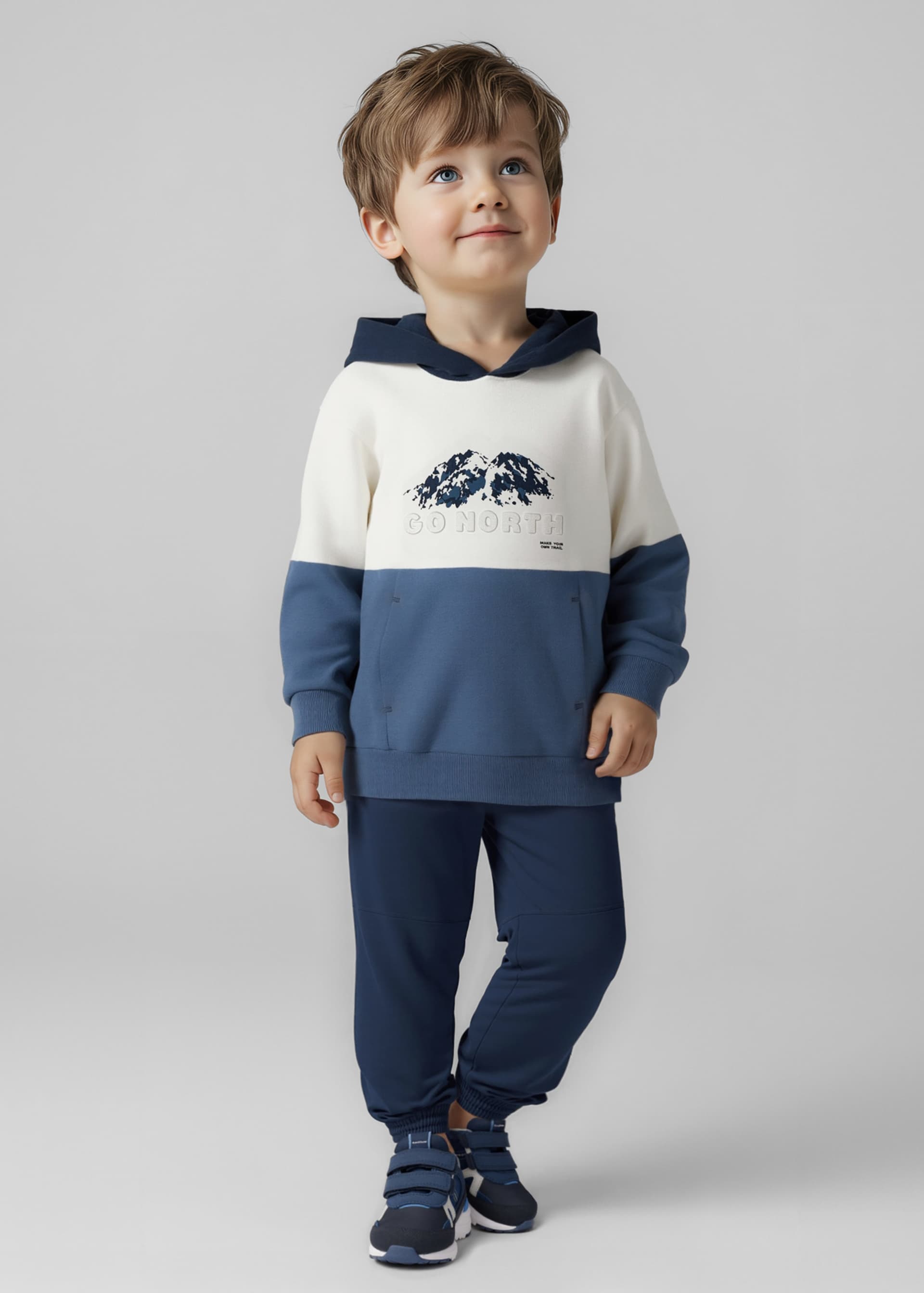 Boys 2 trouser tracksuit set
