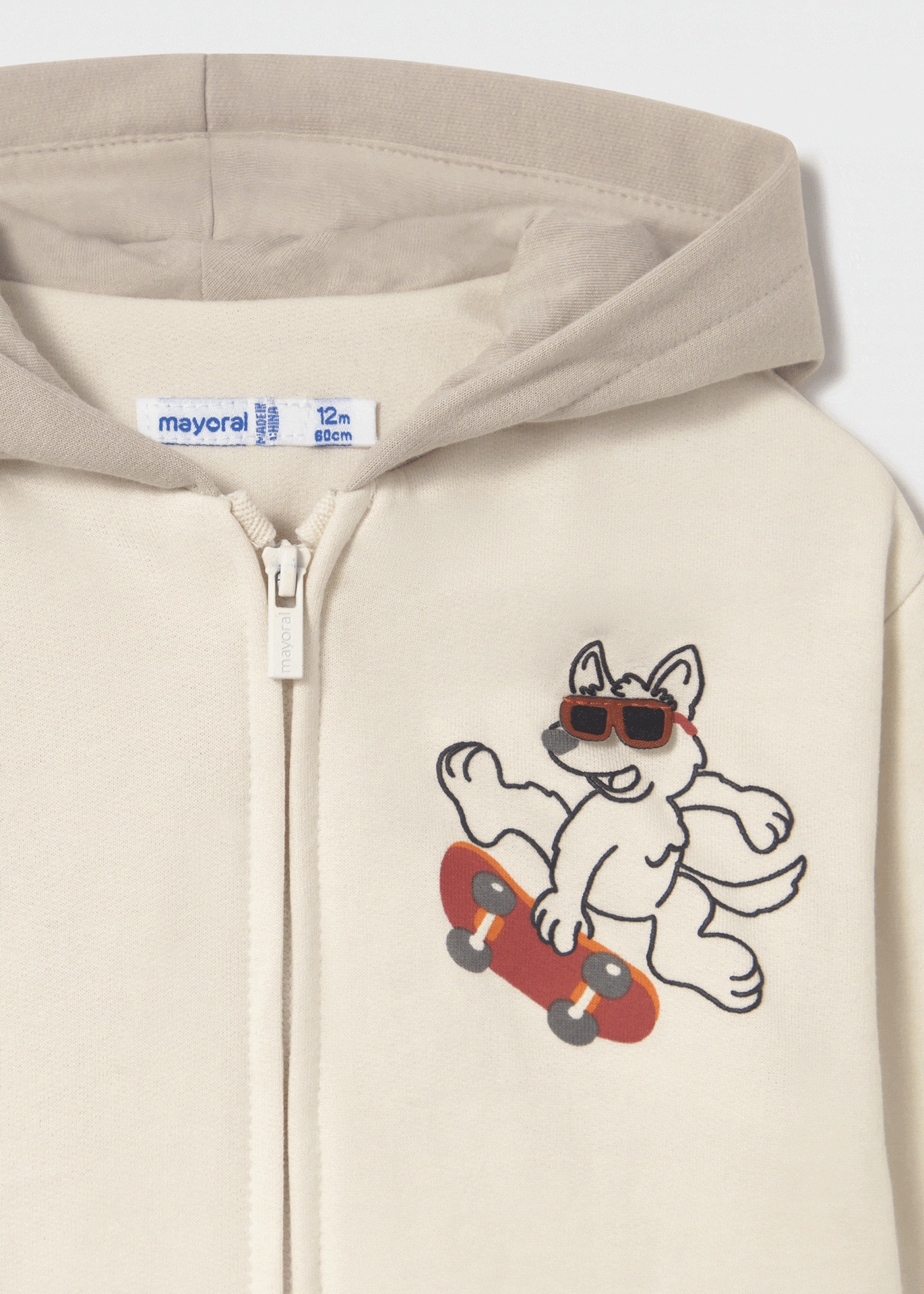 Sweat zippé interactif bébé