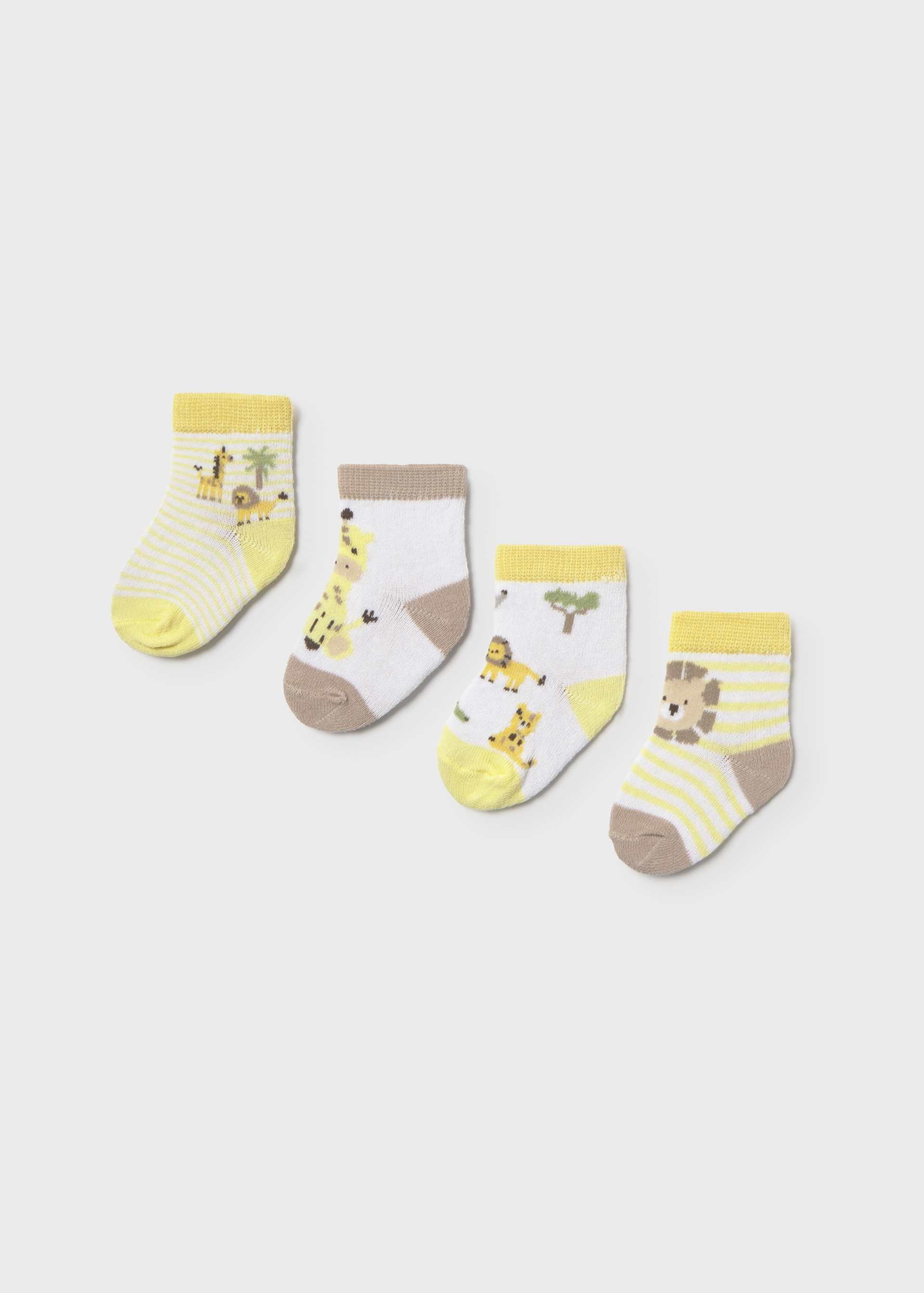 Newborn Boy 4-Pack Socks