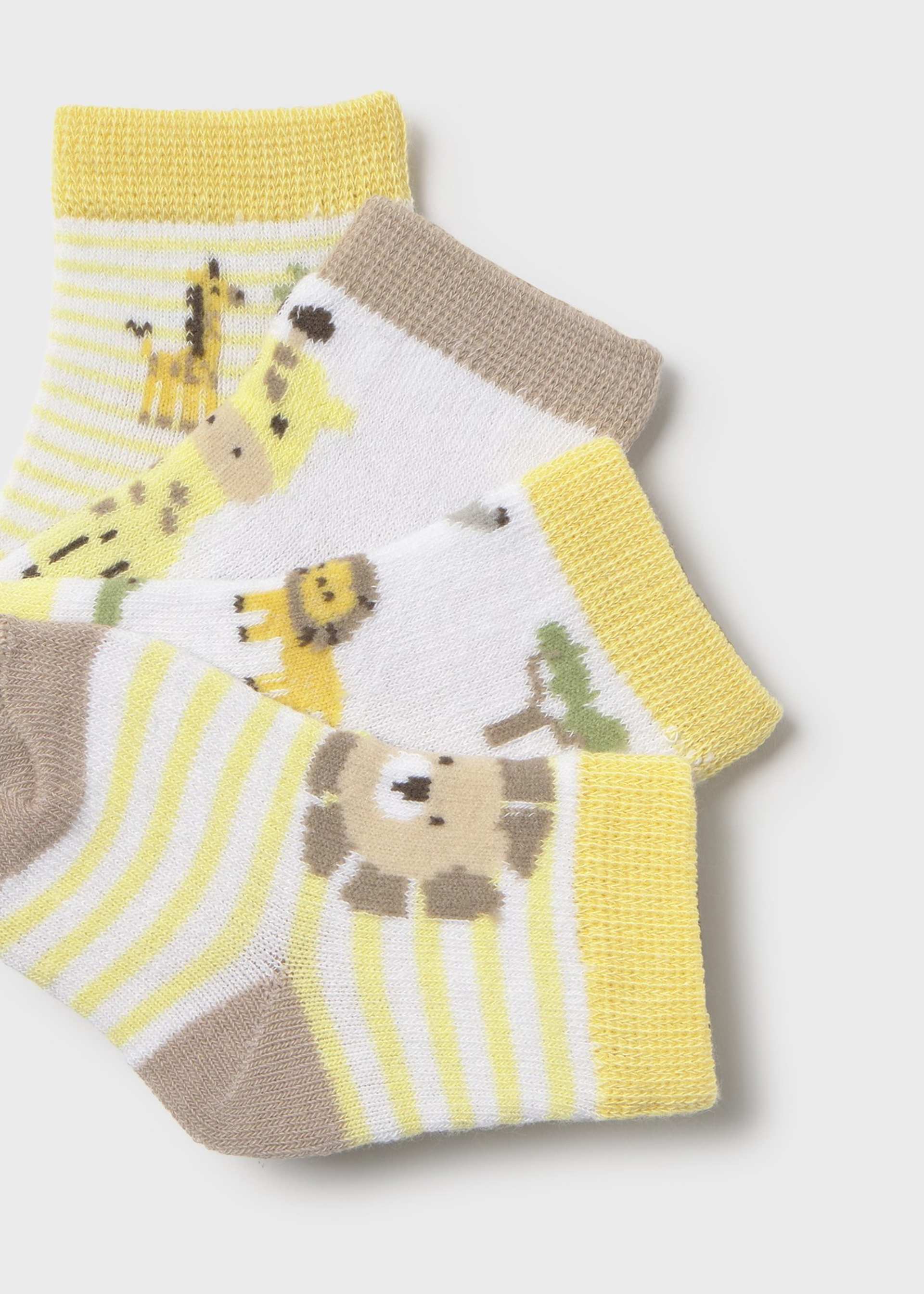 4er-Set Socken Tierchen Neugeborene