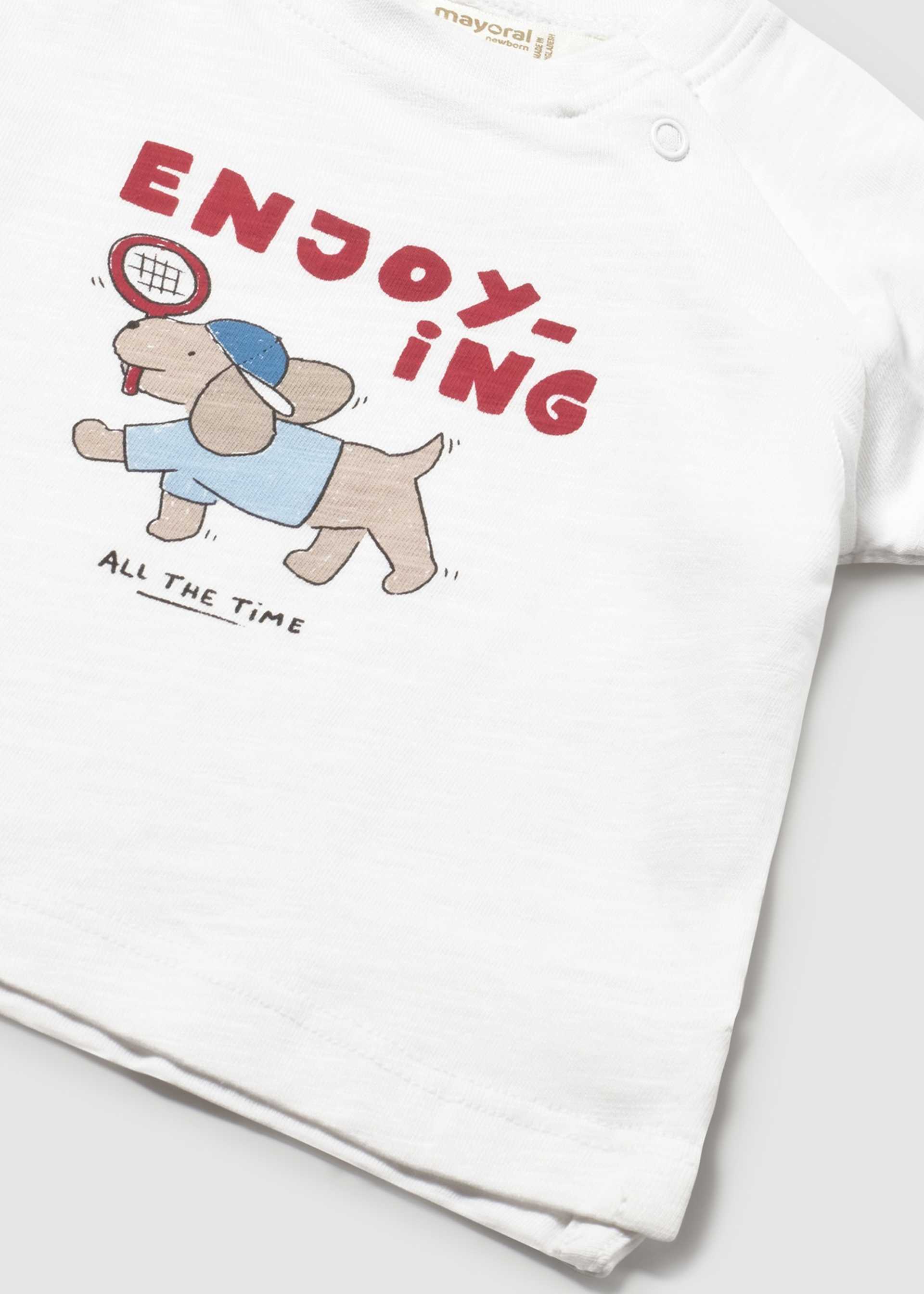 Lot 2 t-shirt imprimés nouveau-né