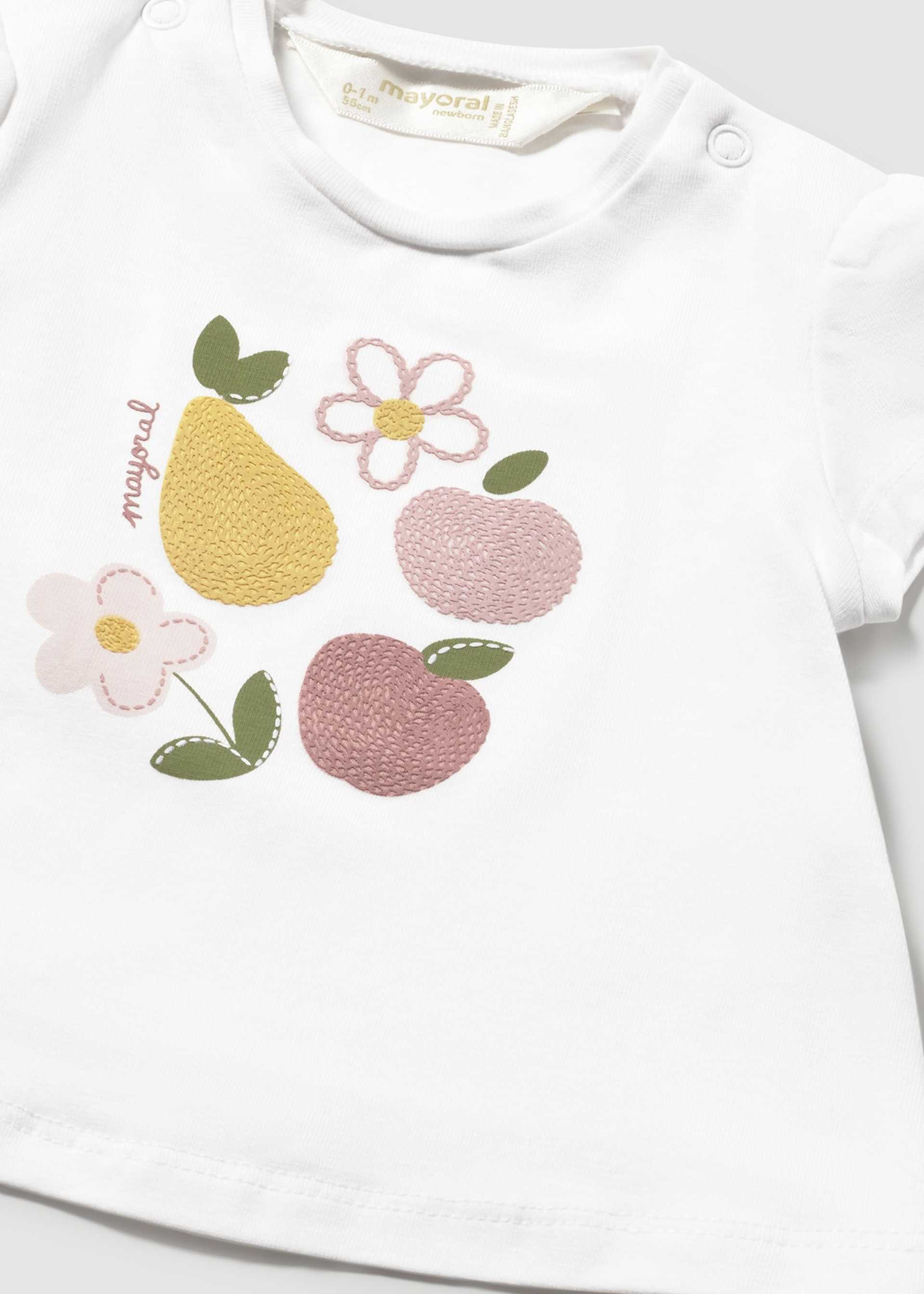 T-shirt sérigraphié nouveau-né