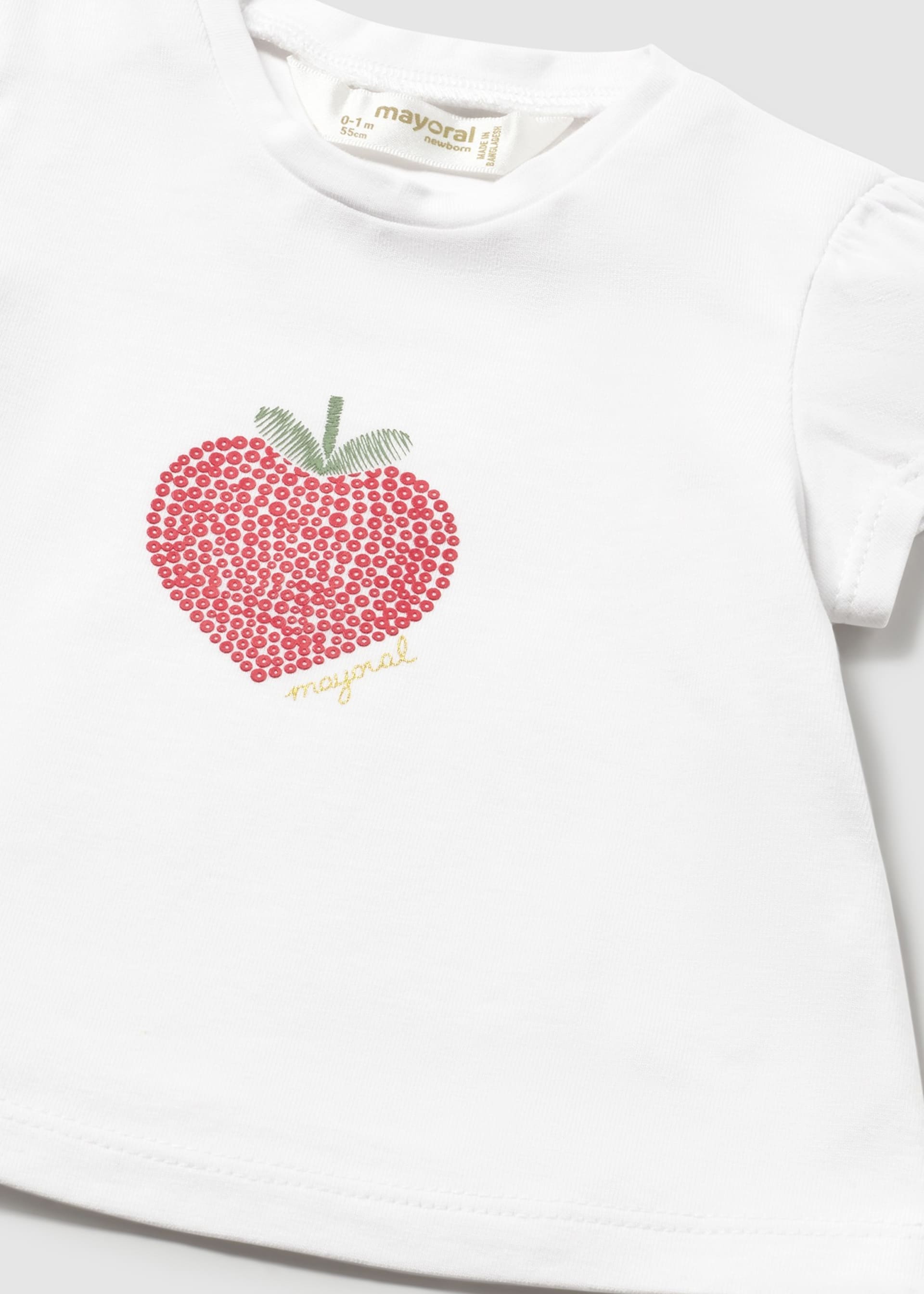 Playera serigrafía recién nacida