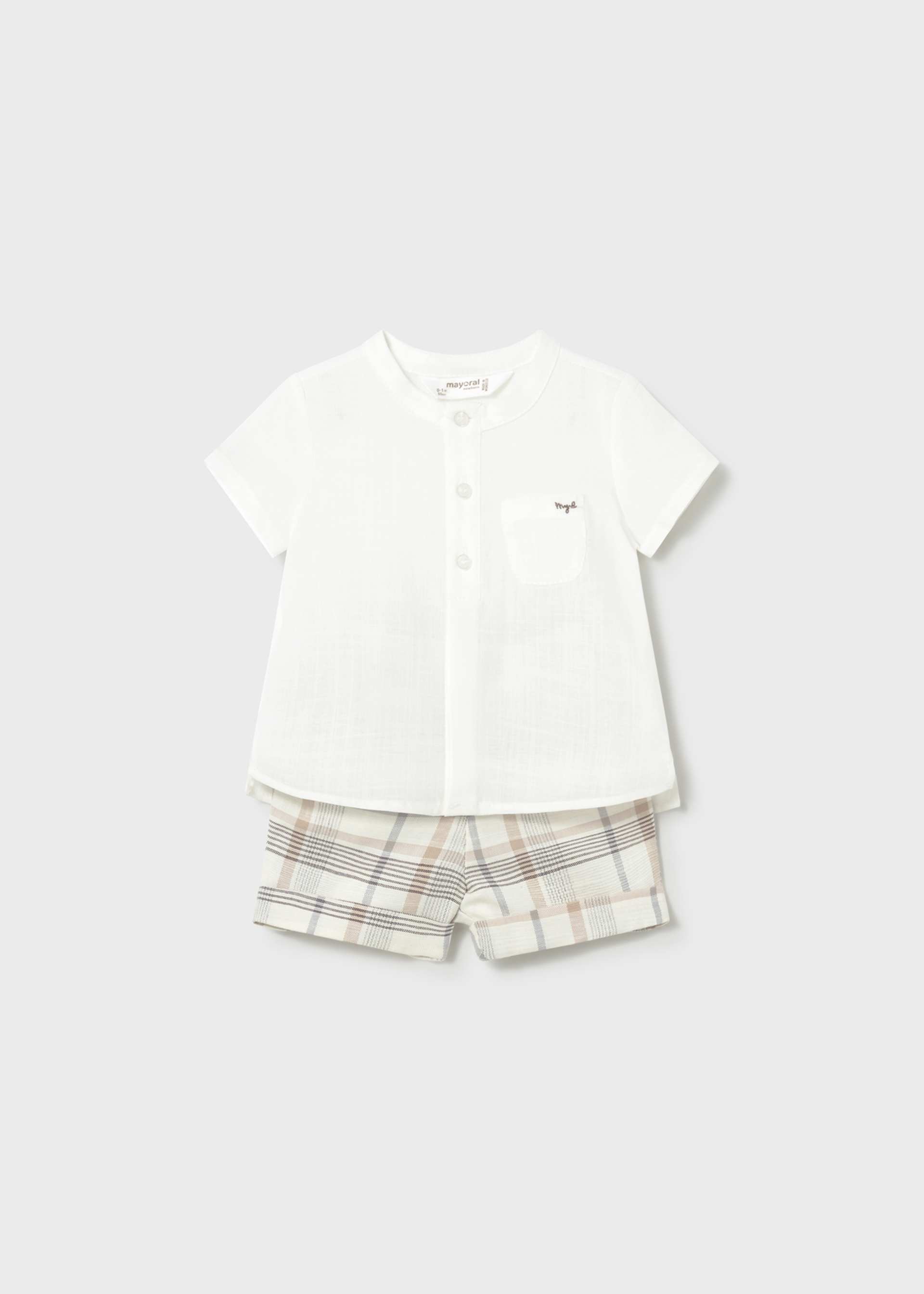 Newborn Boy Shorts and Shirt Set