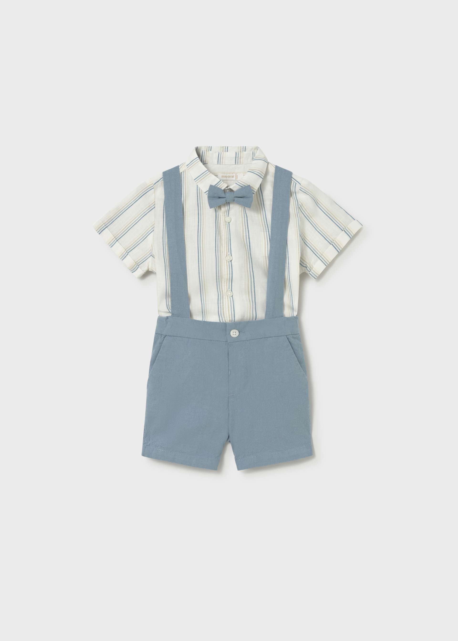 Set with Bermuda Shorts baby and bowtie