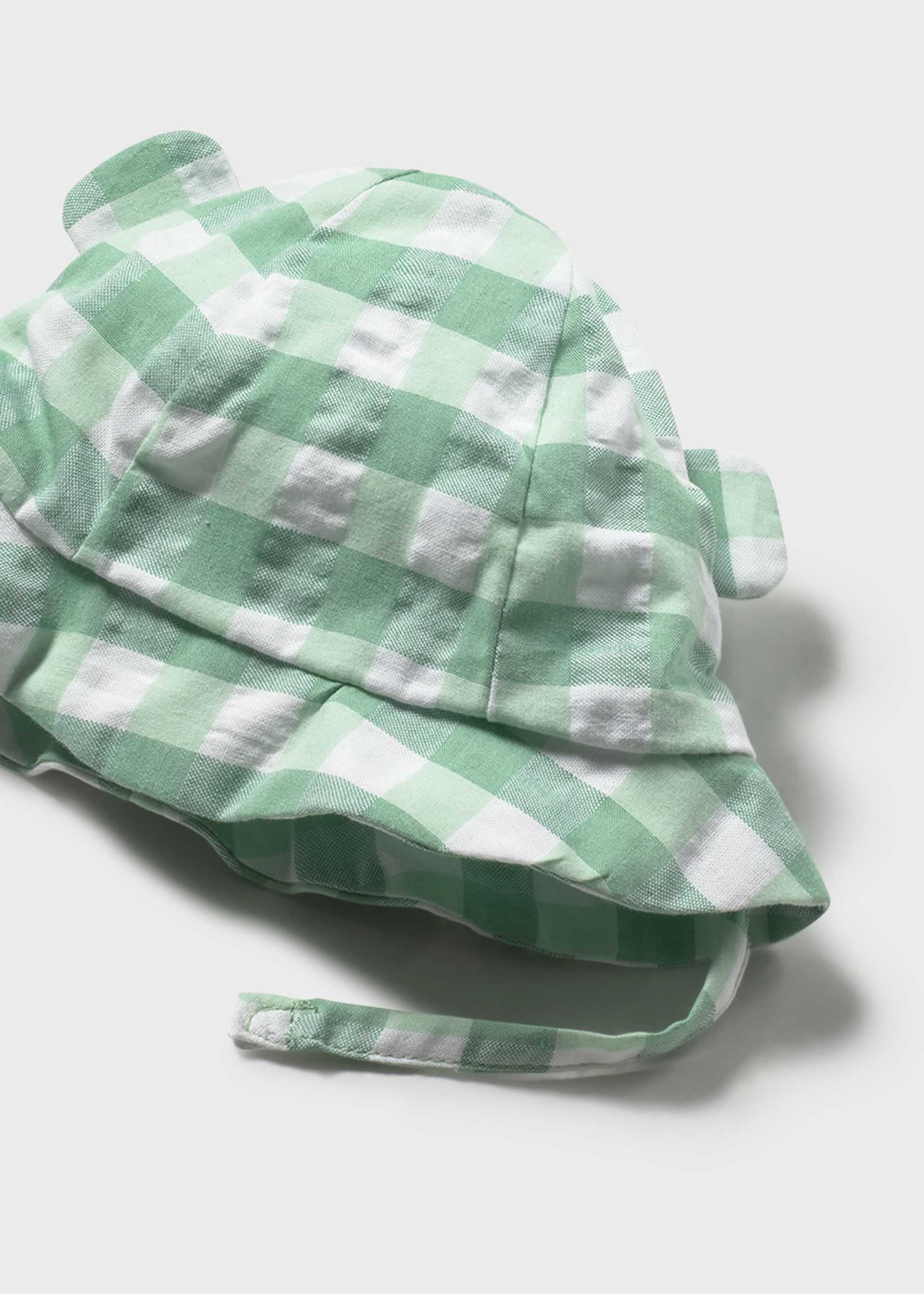 Conjunto 3 peças gorro orelhitas recém nascido