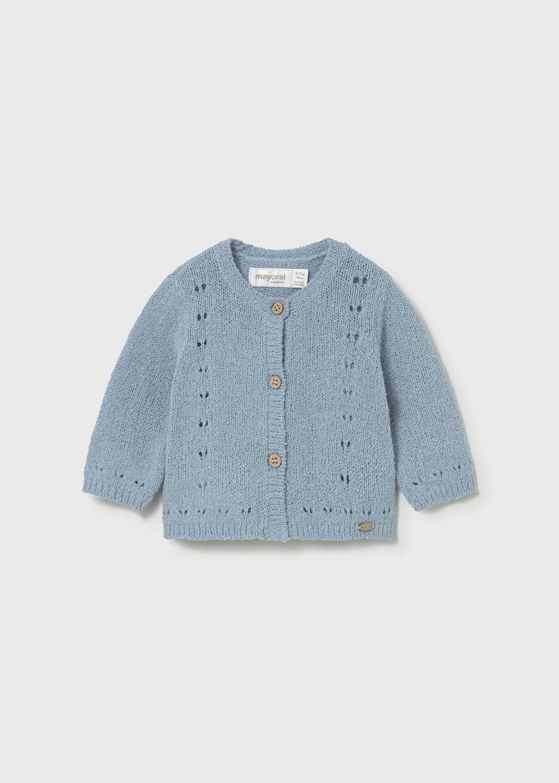 Torera tricot botones recién nacida