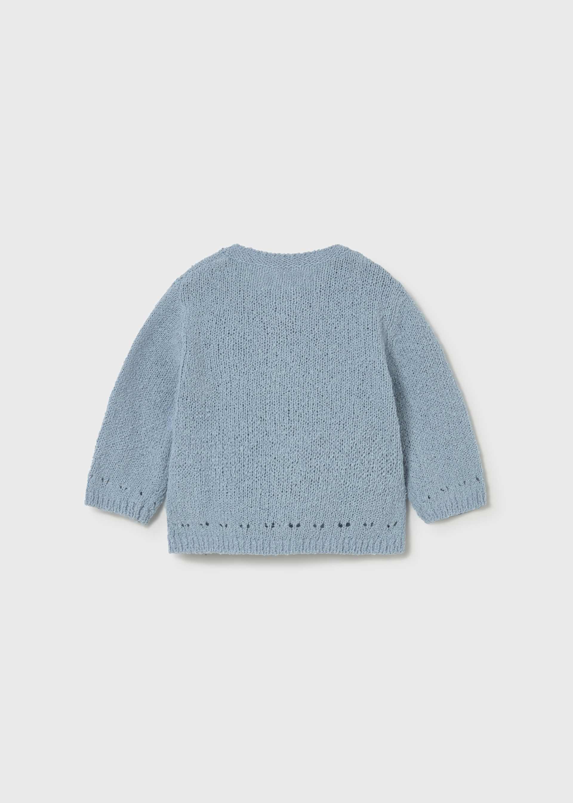 Rebeca tricot botones recién nacida