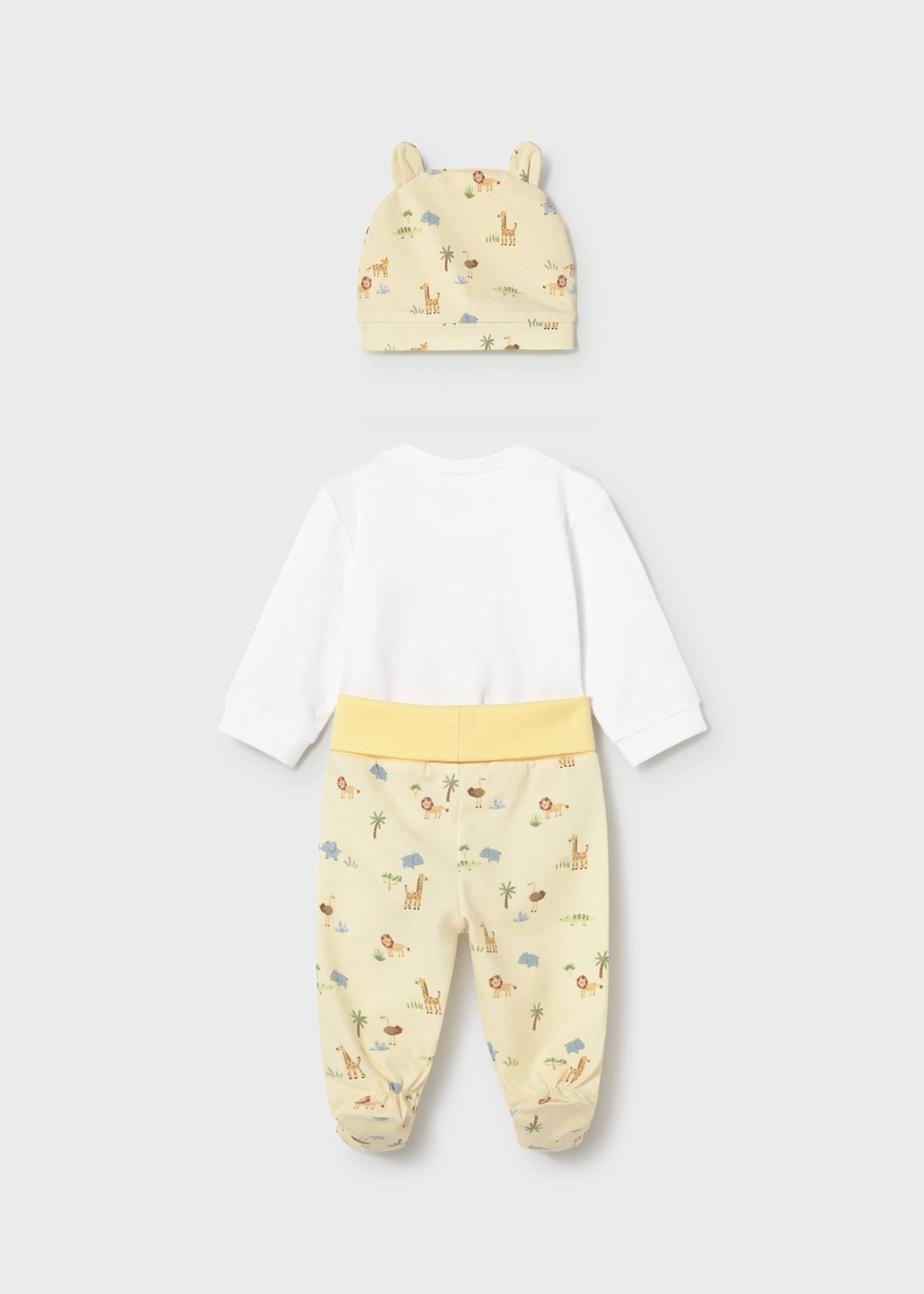 Completo 3 pezzi ghettina neonato