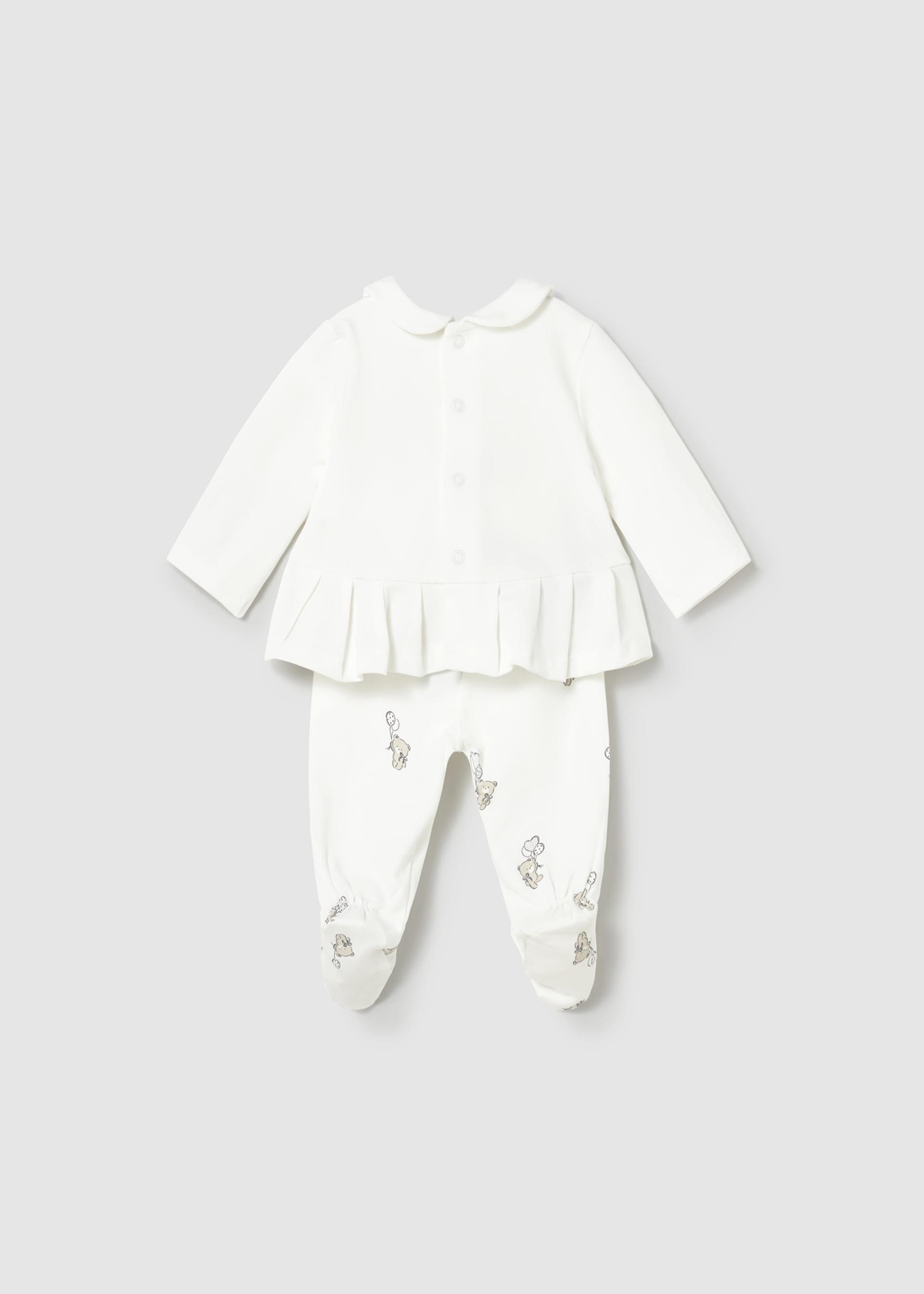 Set pantaloni cu botosei nou-nascut Set pantaloni cu botosei nou-nascut
