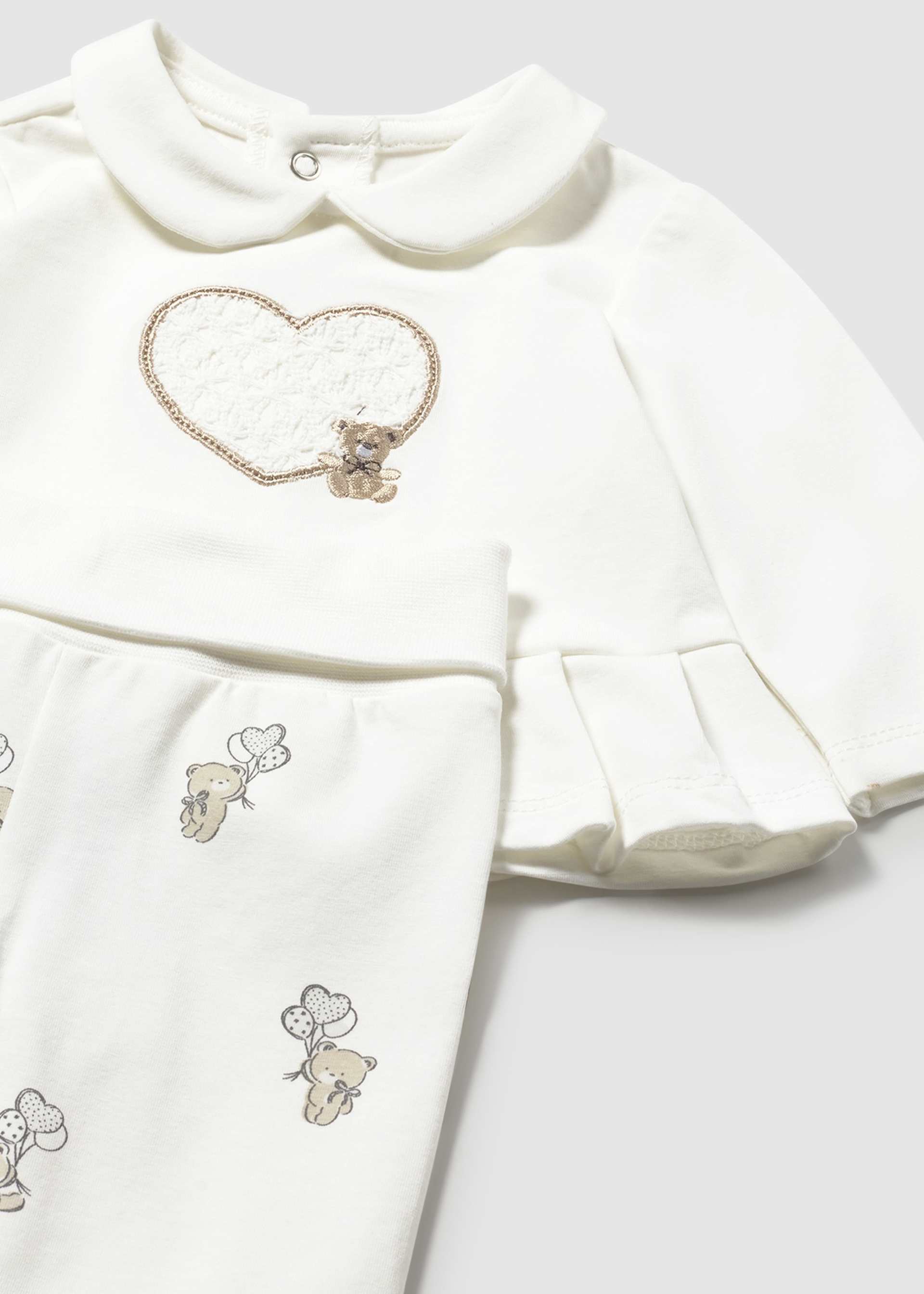 Set pantaloni cu botosei nou-nascut Set pantaloni cu botosei nou-nascut