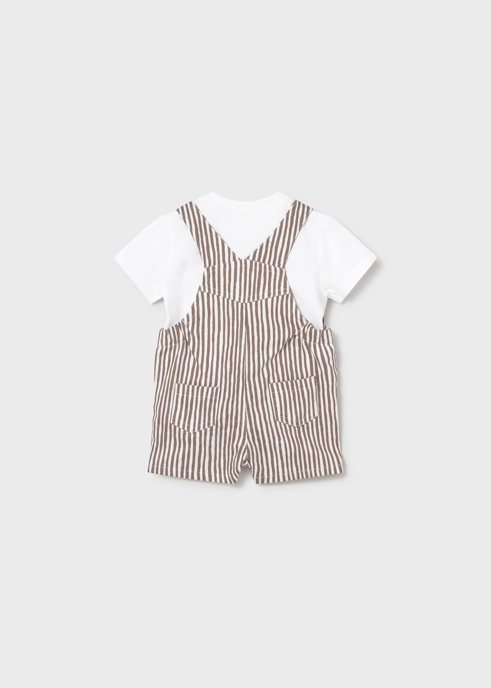 Conjunto peto y playera recién nacido