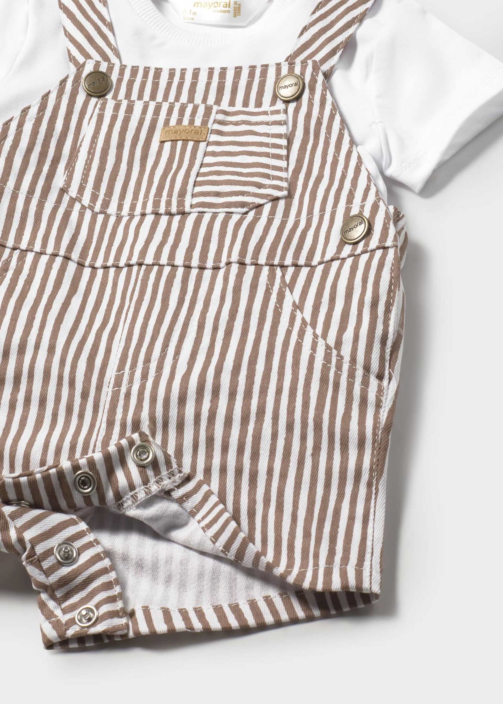 Set Latzhose und T-Shirt Neugeborene