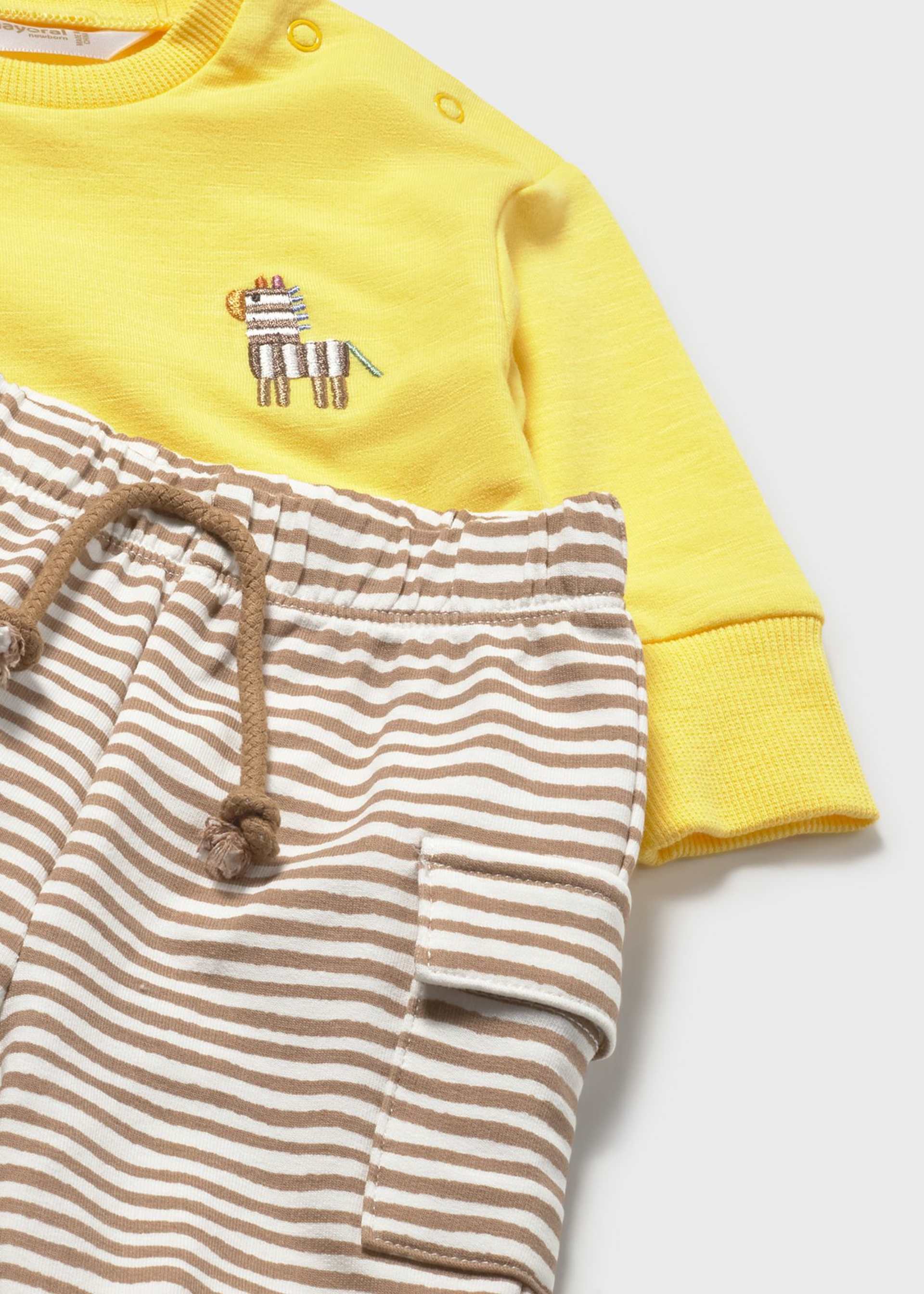 Newborn Boy 4-Piece French Terry Set