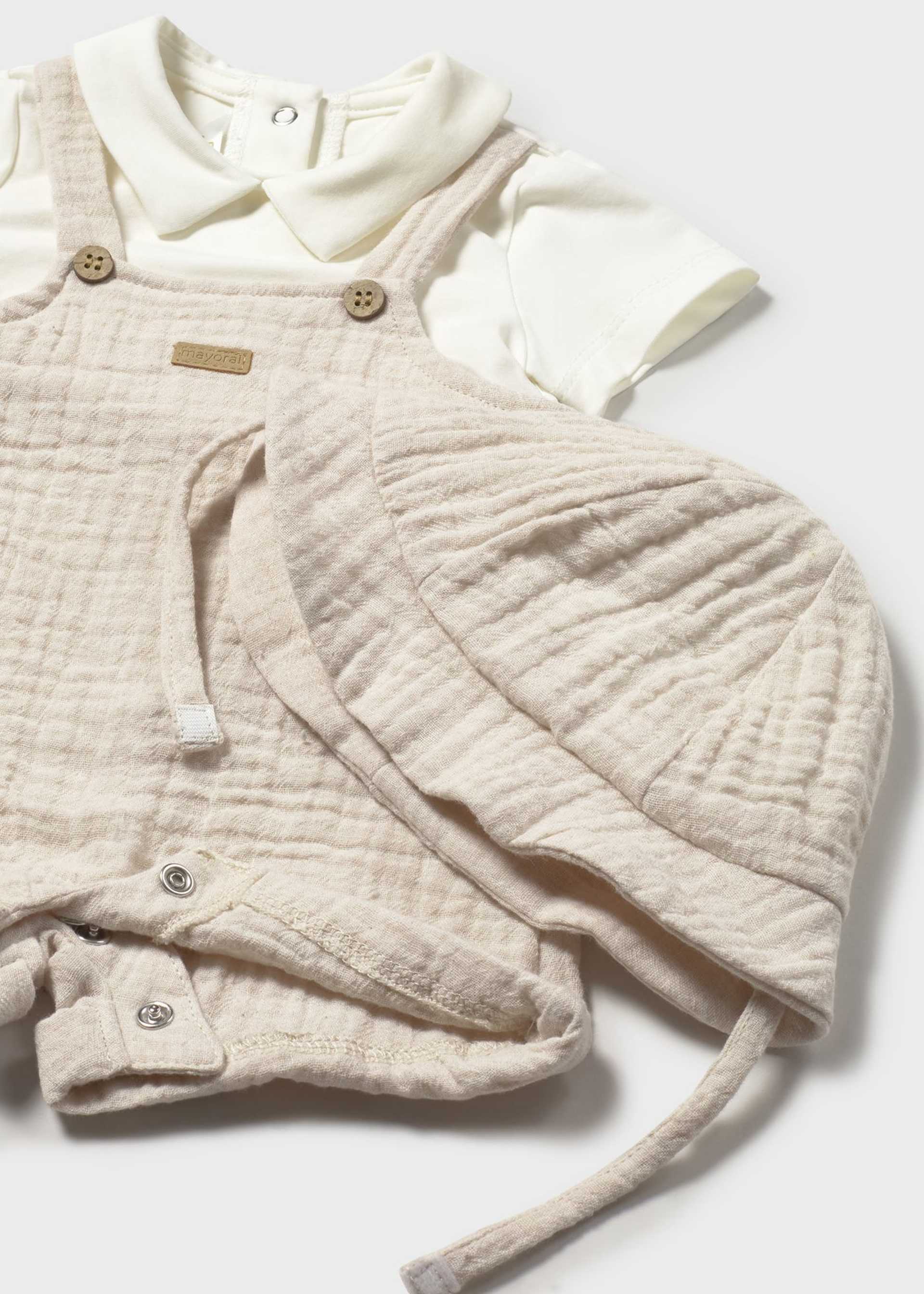 Newborn romper with hat