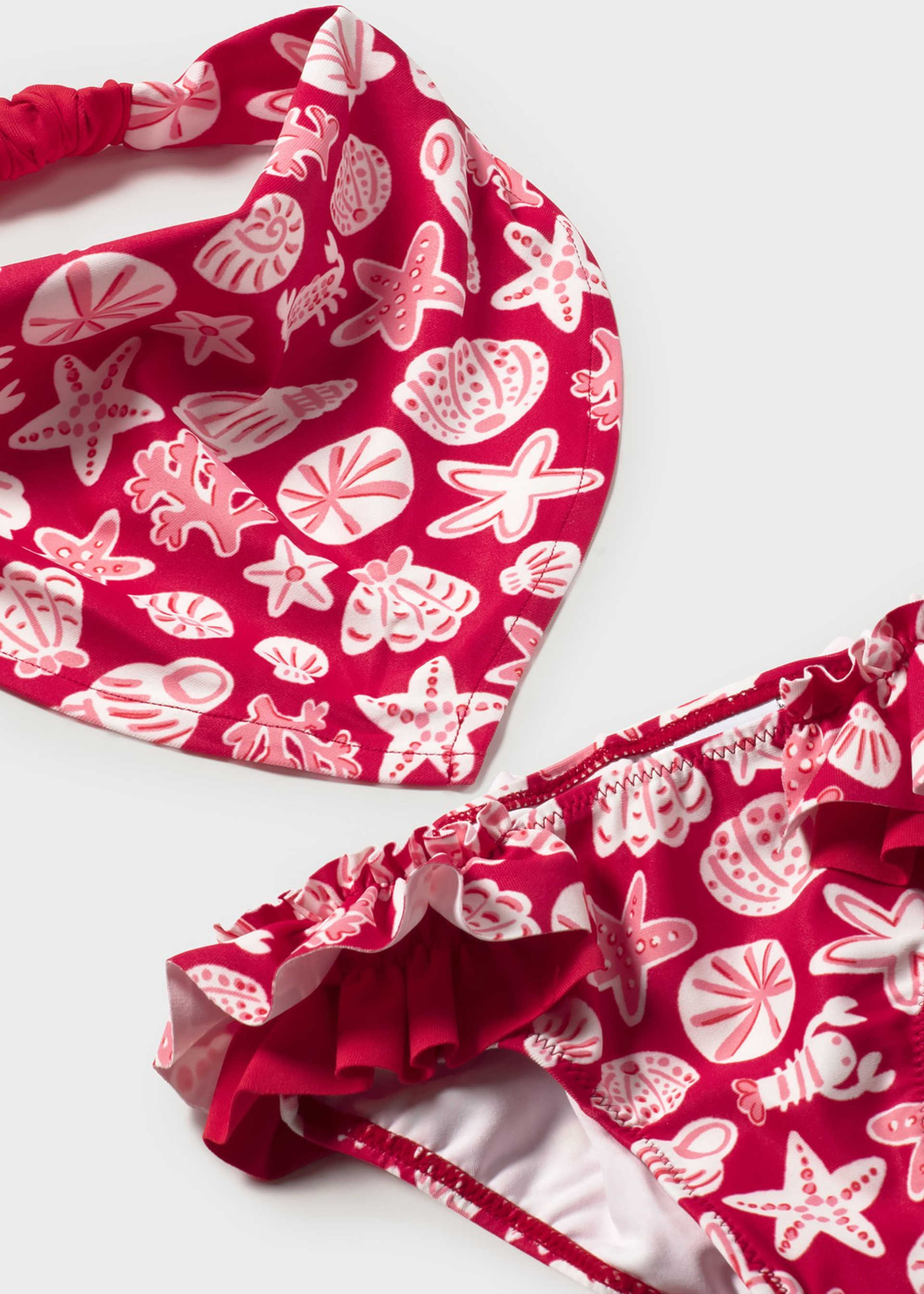 Maillot de bain culotte avec foulard imprimé bébé