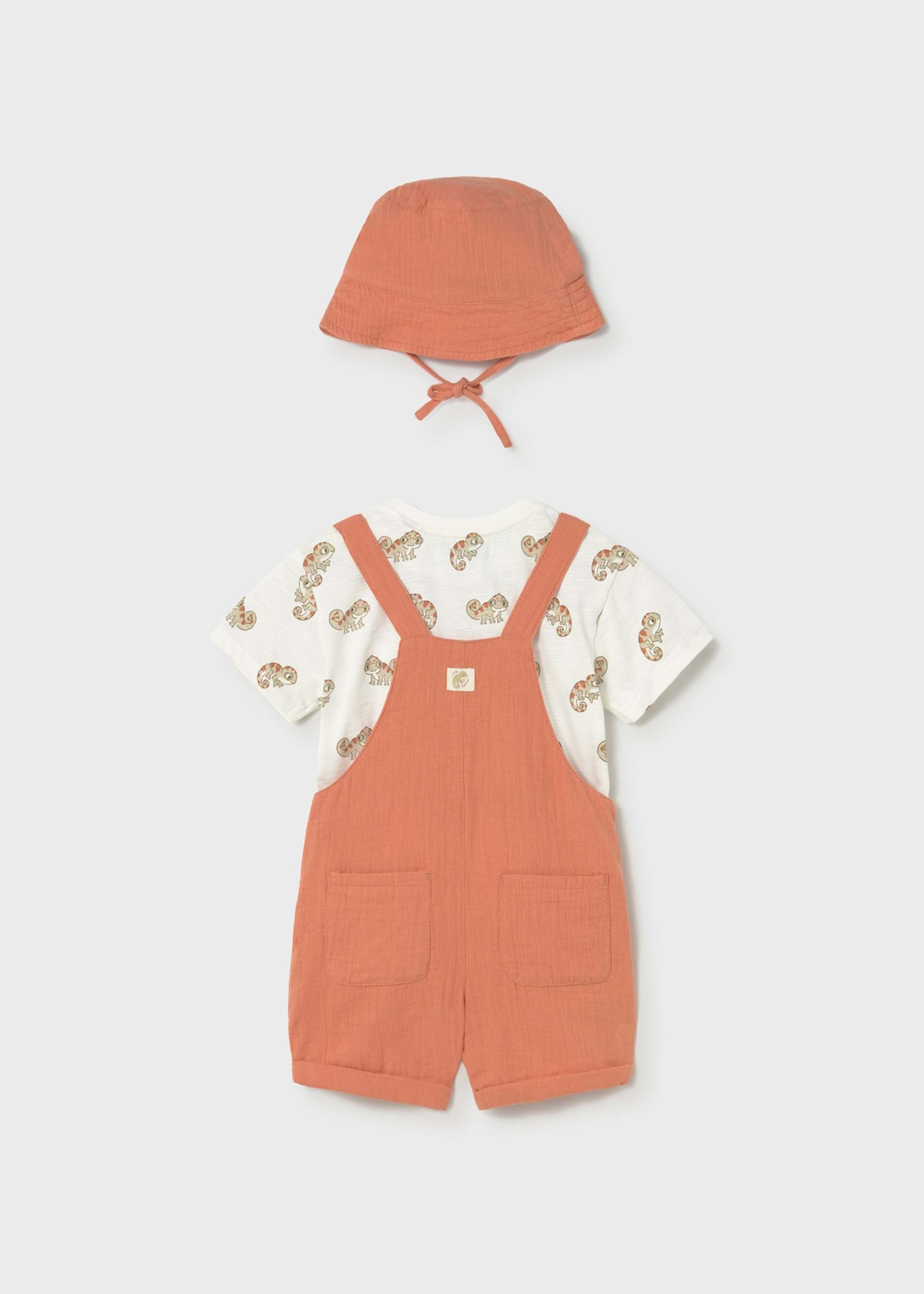 3-piece dungaree set baby
