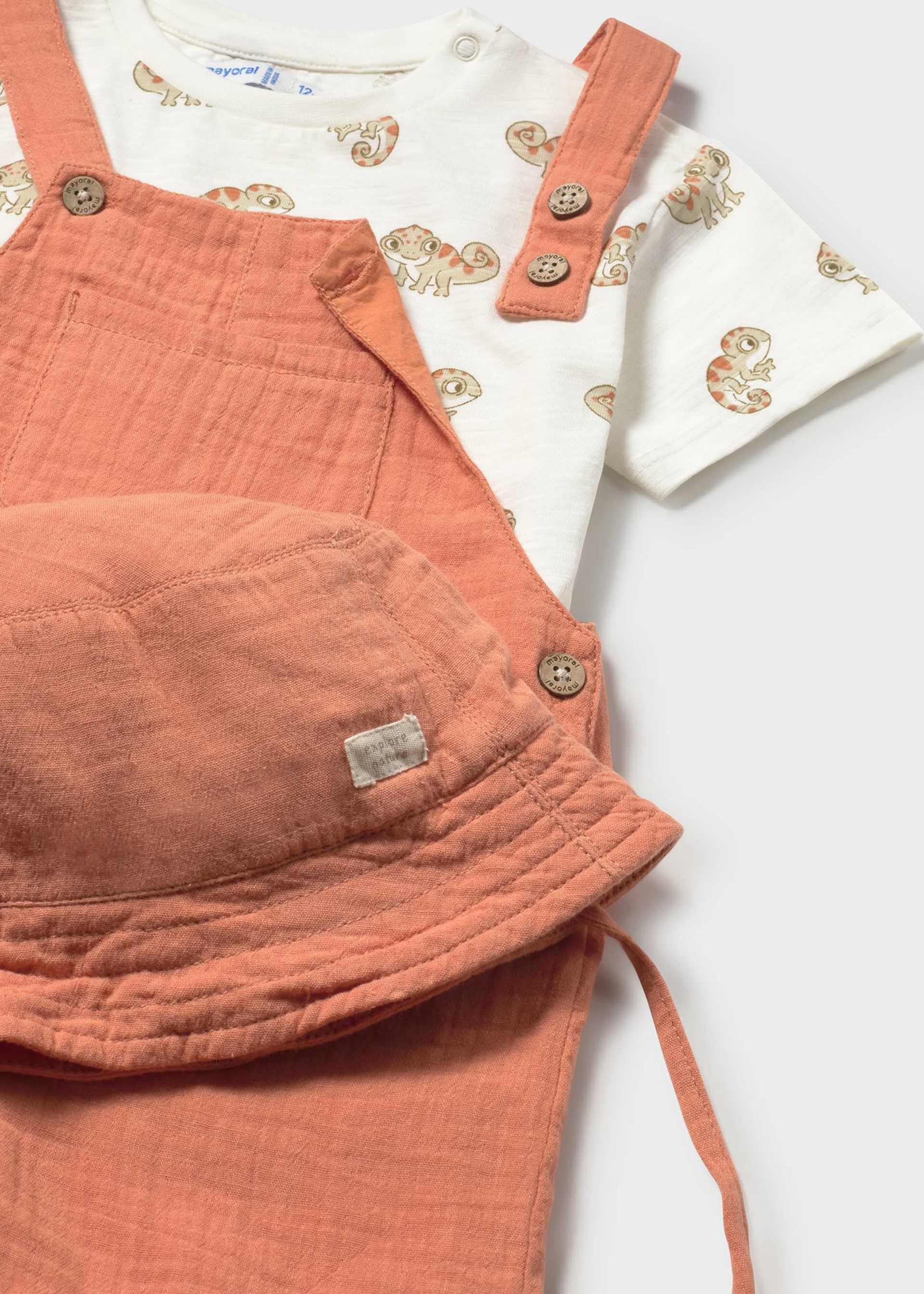 Conjunto 3 piezas peto bebé