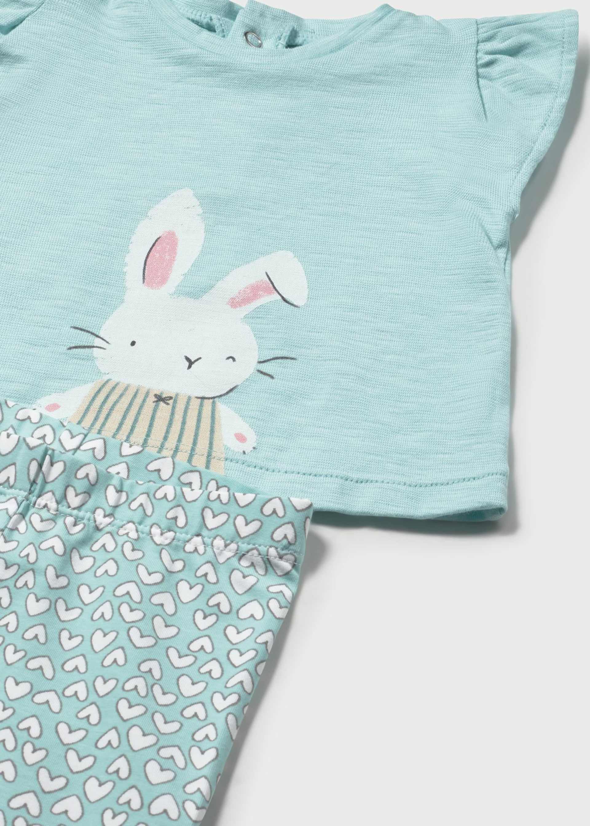 Print legging set newborn