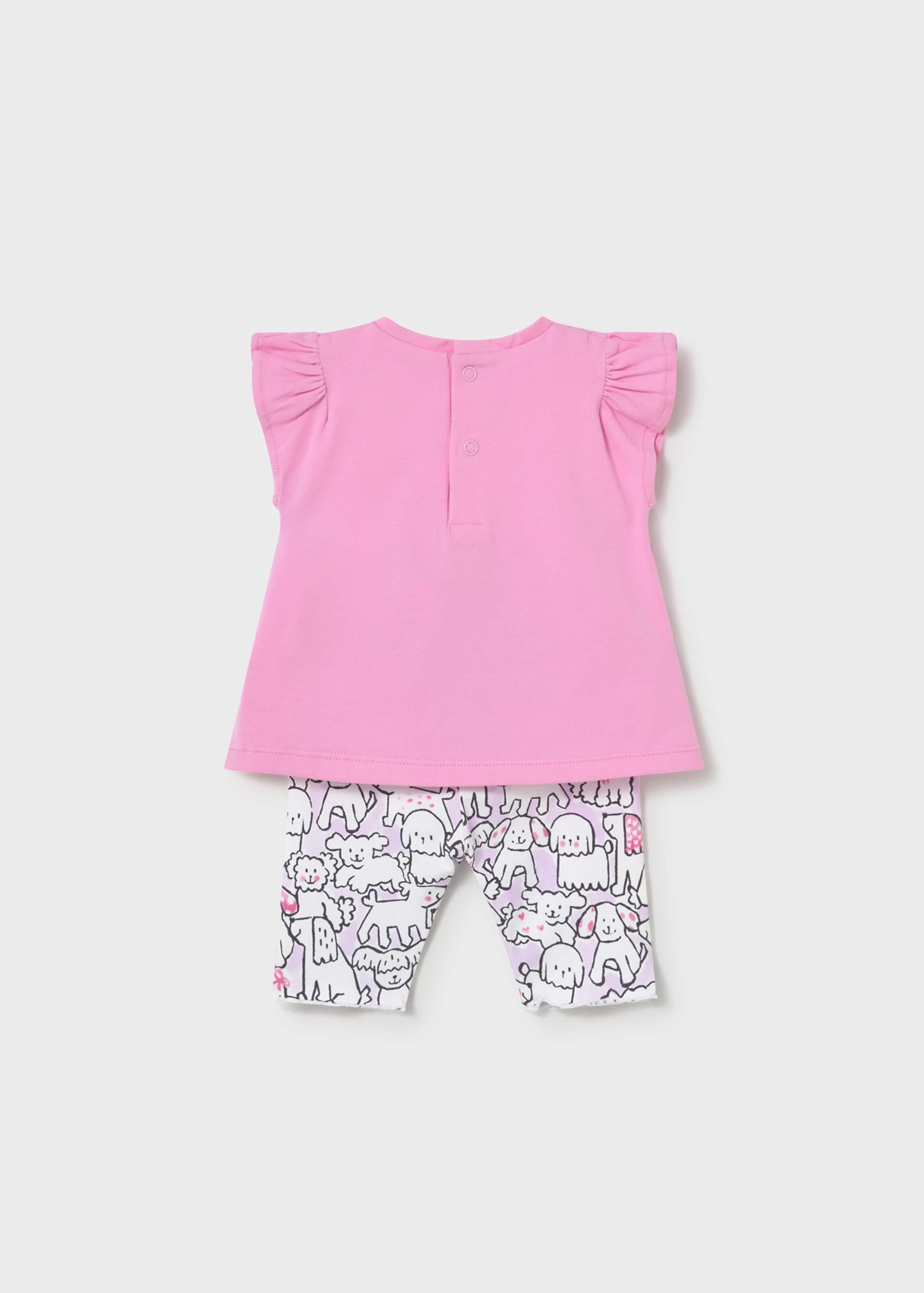 Print legging set newborn
