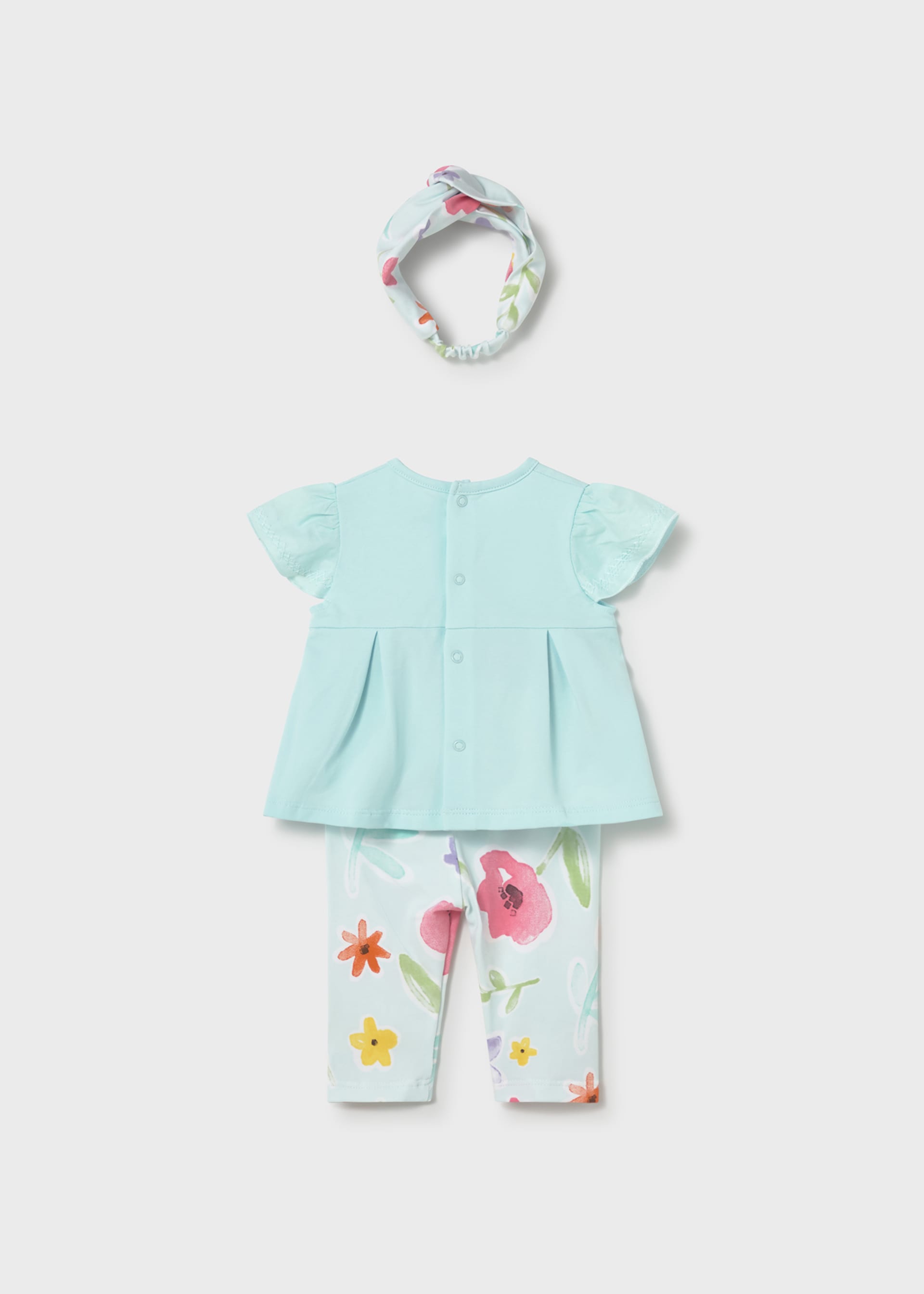 Newborn Girl 3-Piece Printed Set