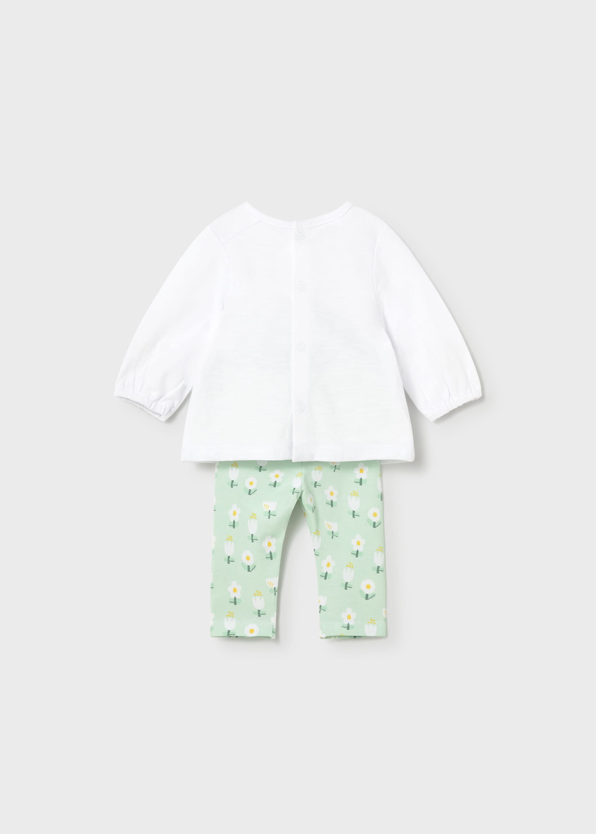 Completo 4 pezzi manica lunga neonata