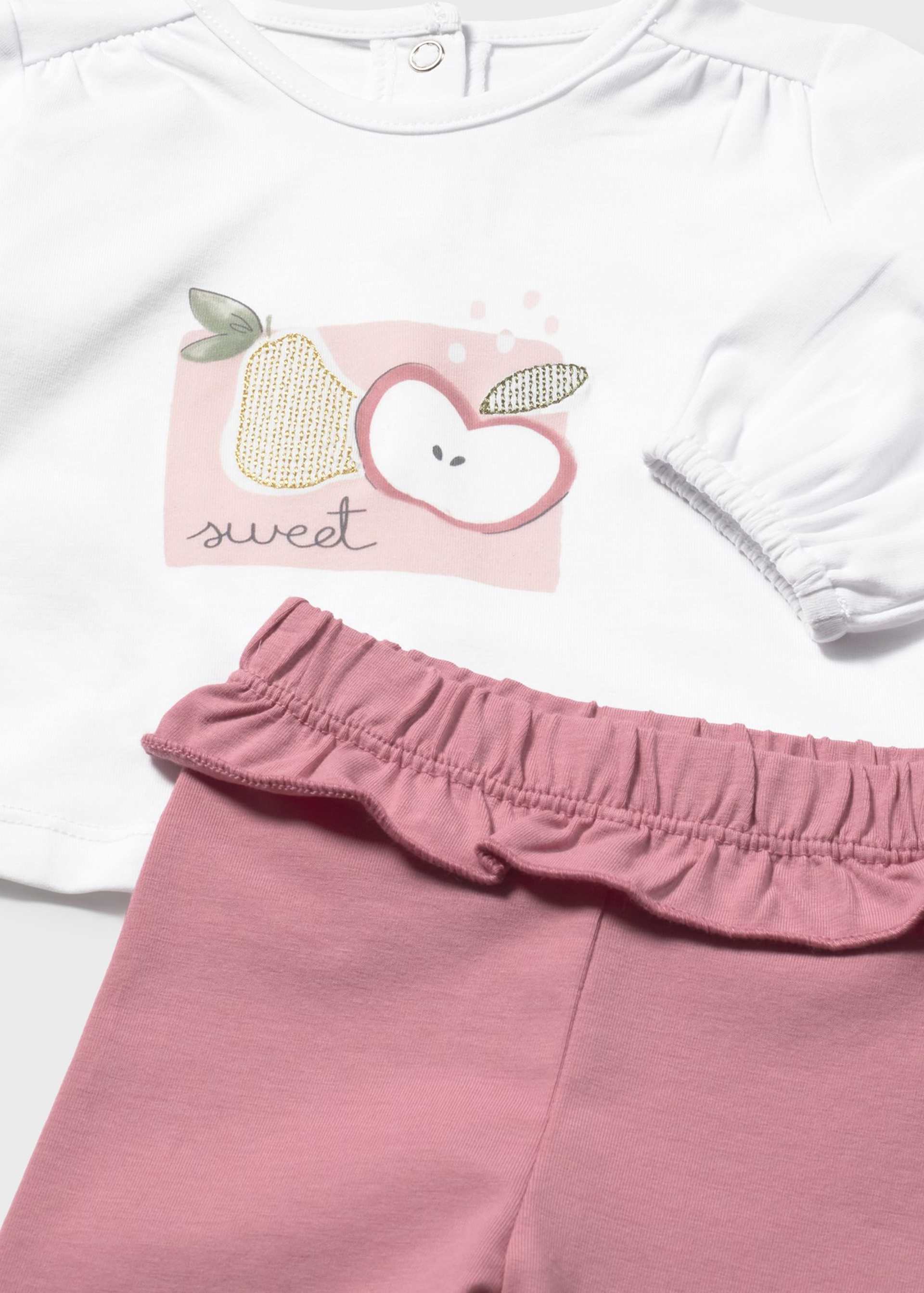 4-piece long sleeved leggings set newborn