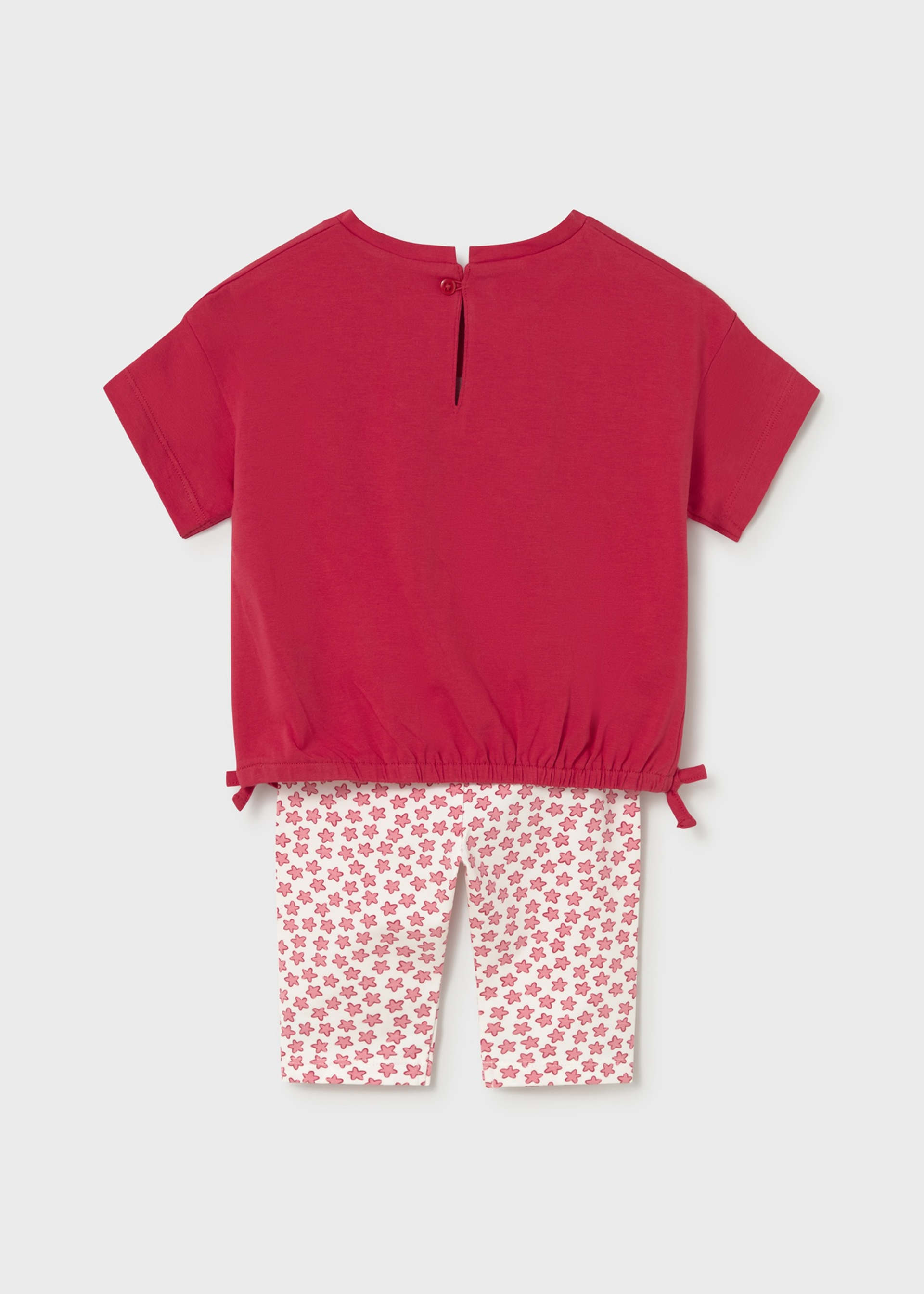 Ensemble leggings imprimés et t-shirt bébé