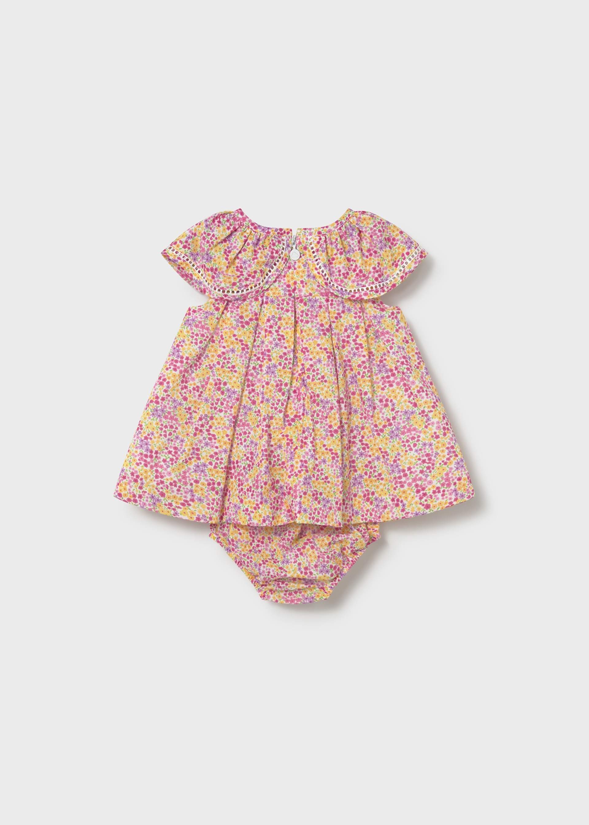 Vestito stampato con copripannolino neonata