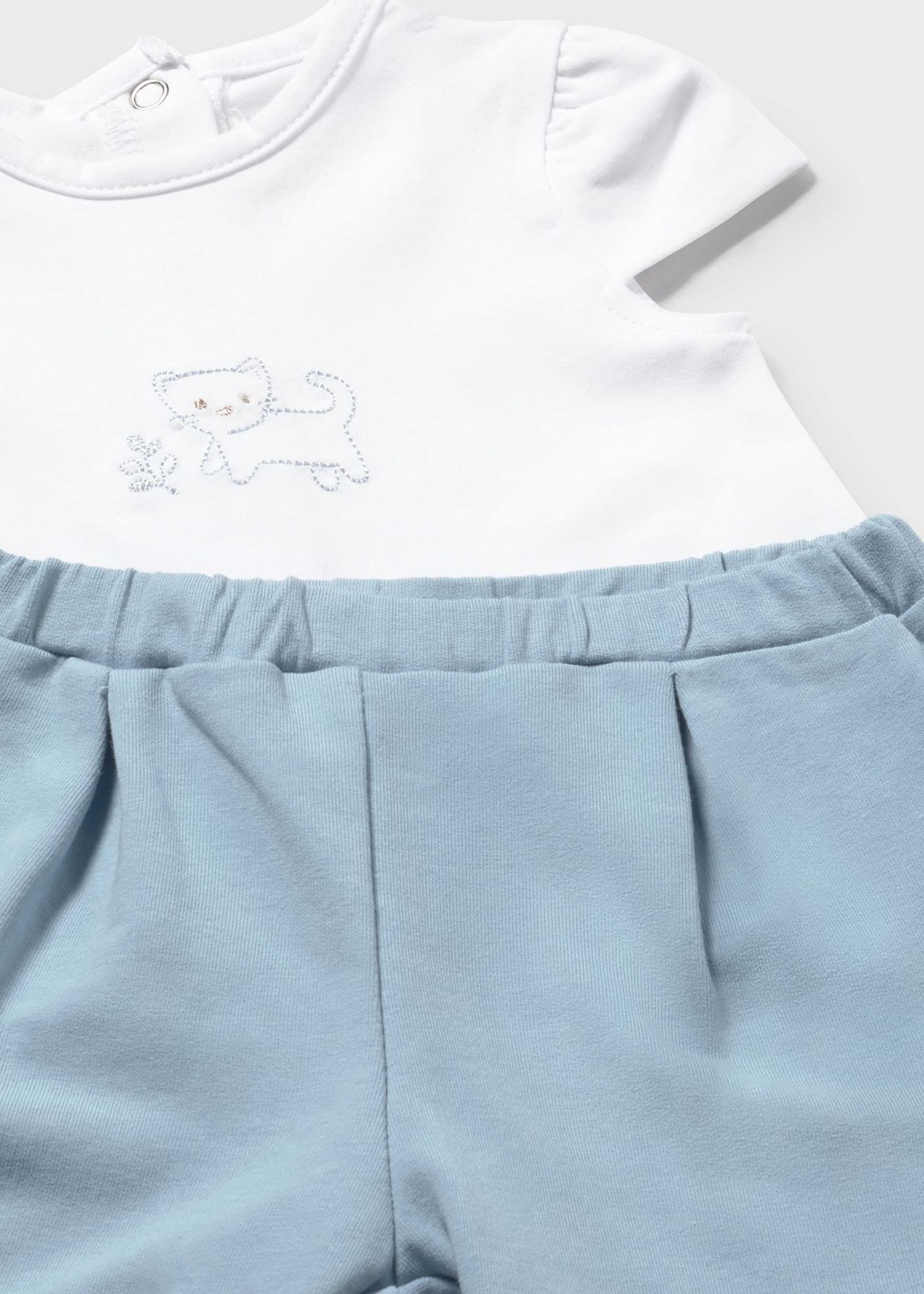 Chándal con camiseta recién nacida