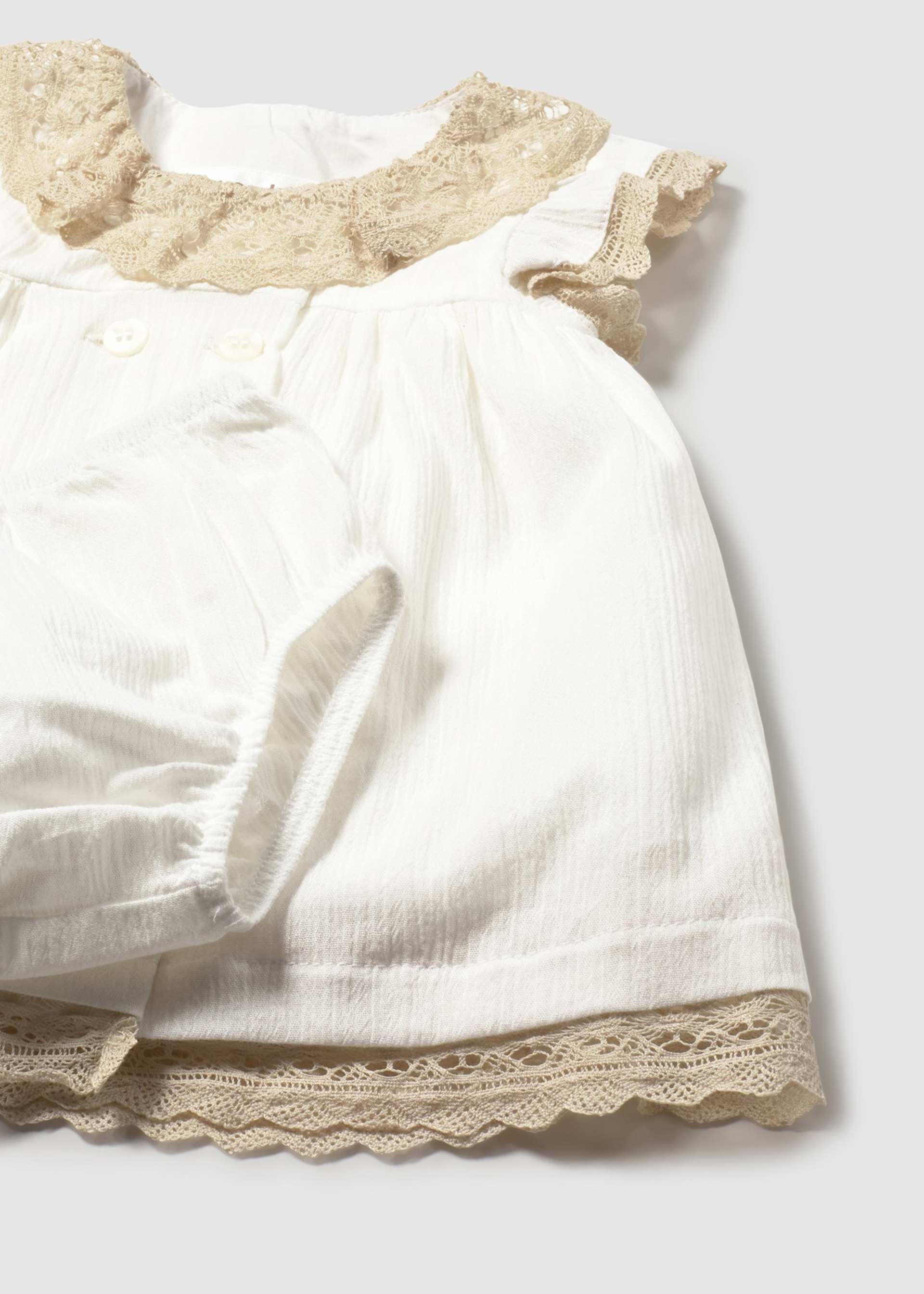 Ceremony dress newborn with nappy cover