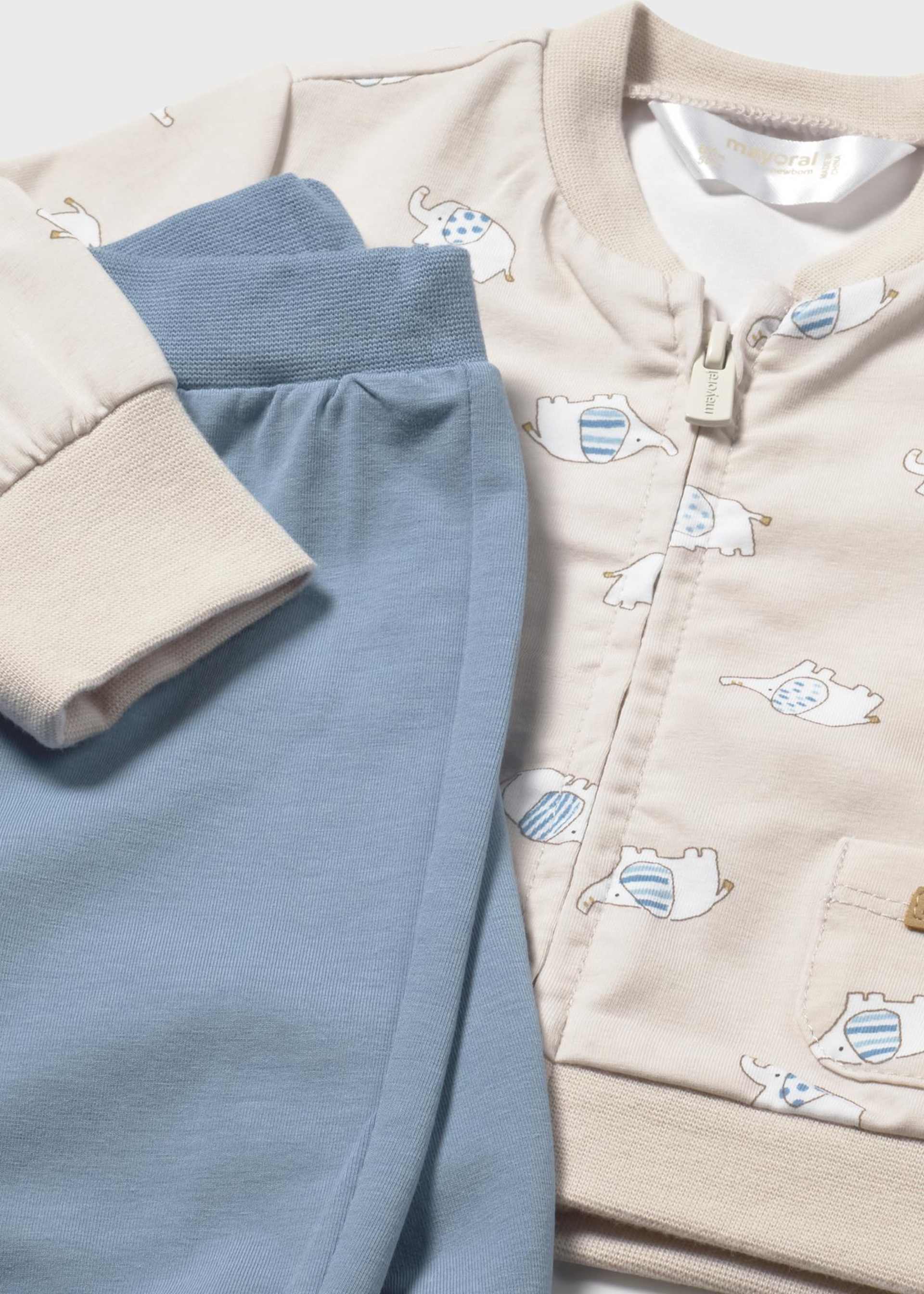 Tracksuit with newborn bodysuit