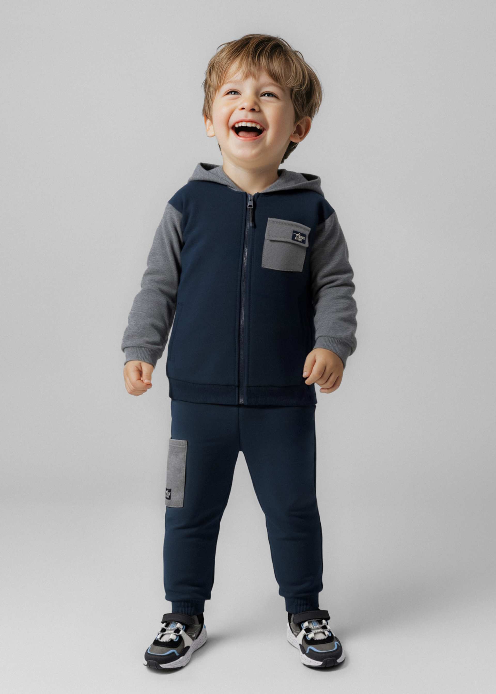 Boys 2 trouser tracksuit set