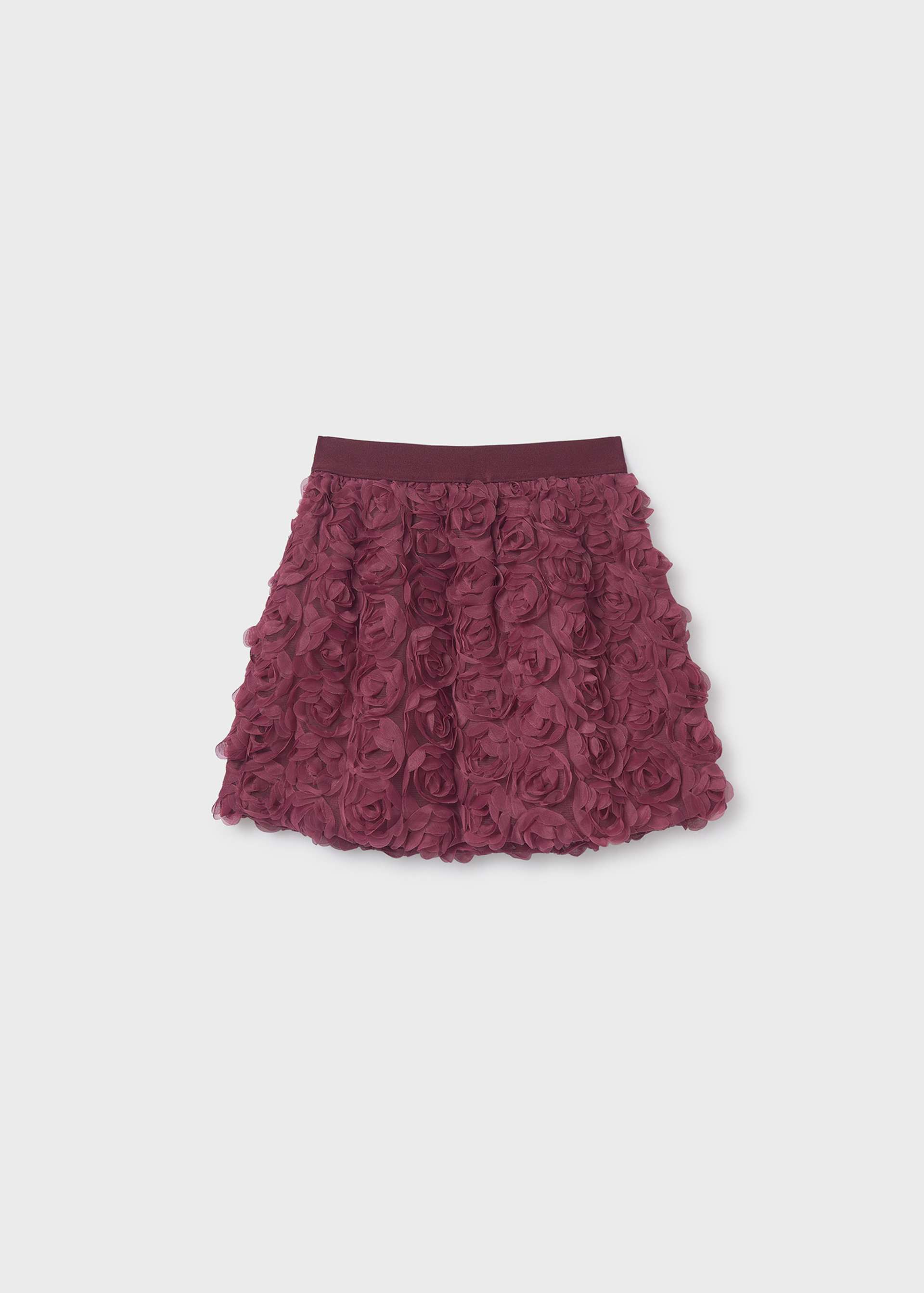 Jupe en tulle fleurs fille