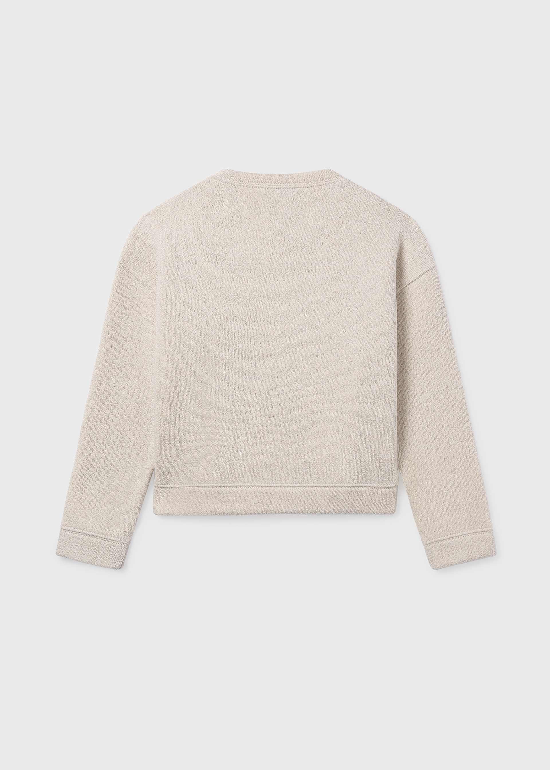 Sweat appliqué cordon fille