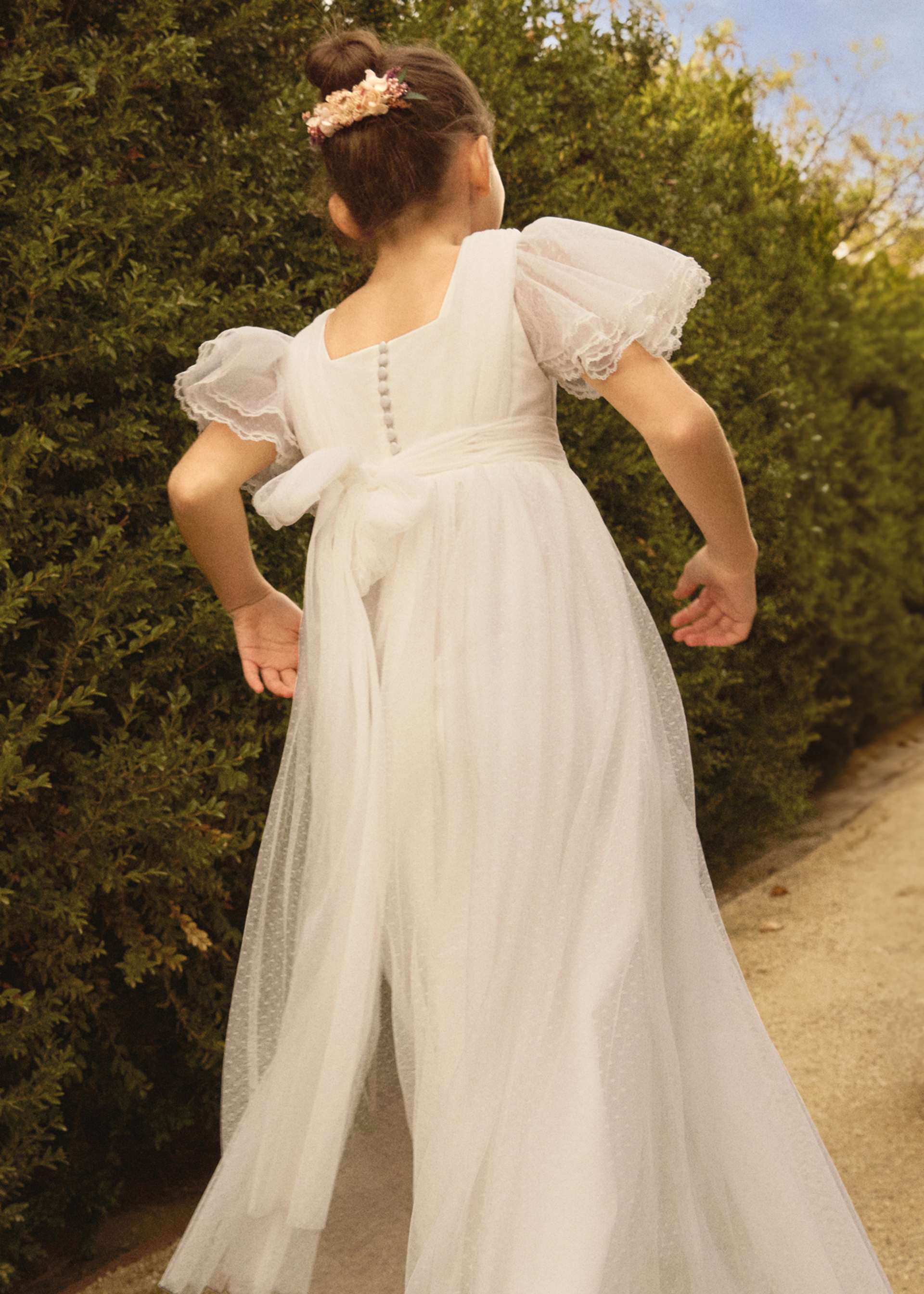 Vestido comunión tull