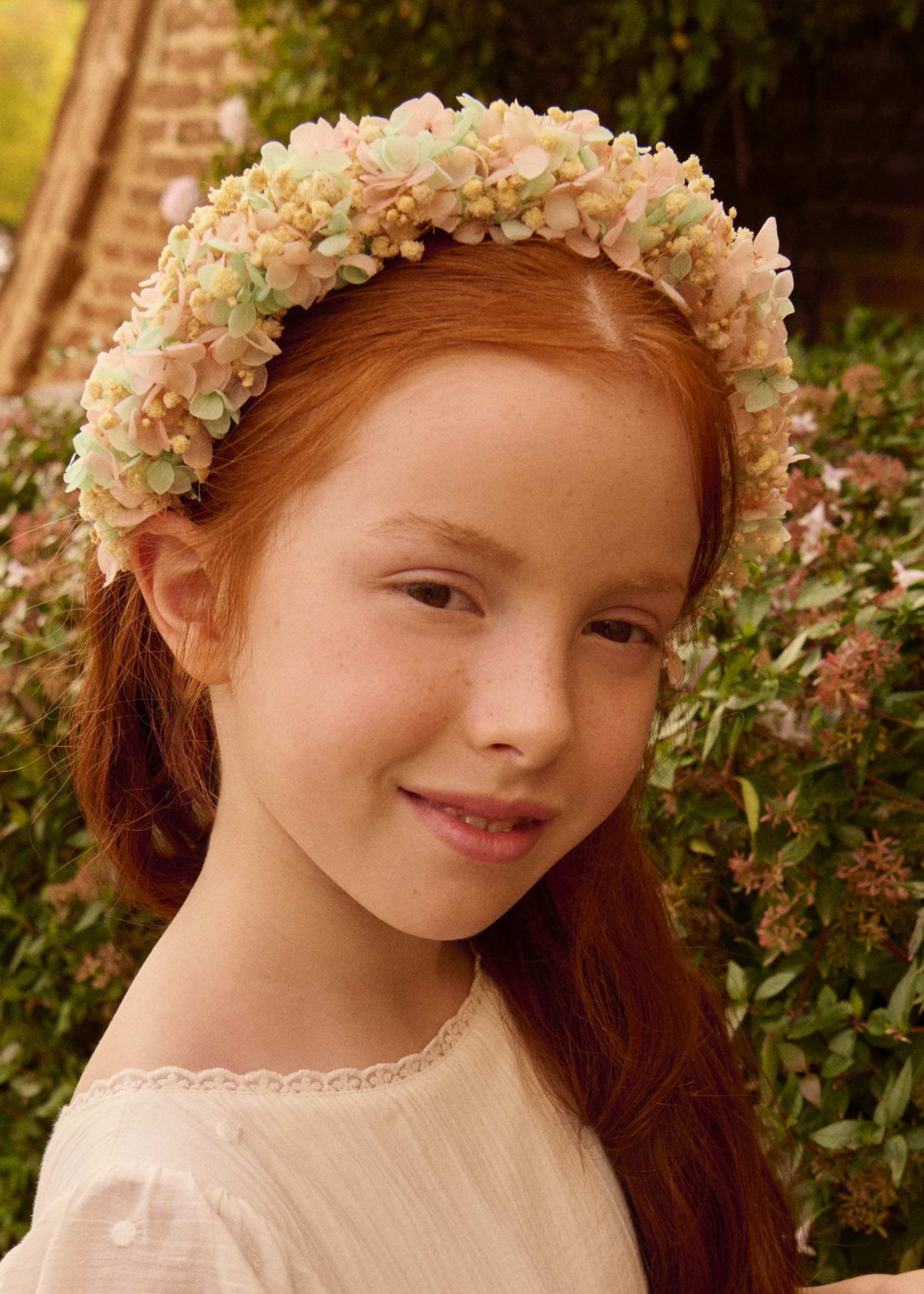 Corona flores preservadas