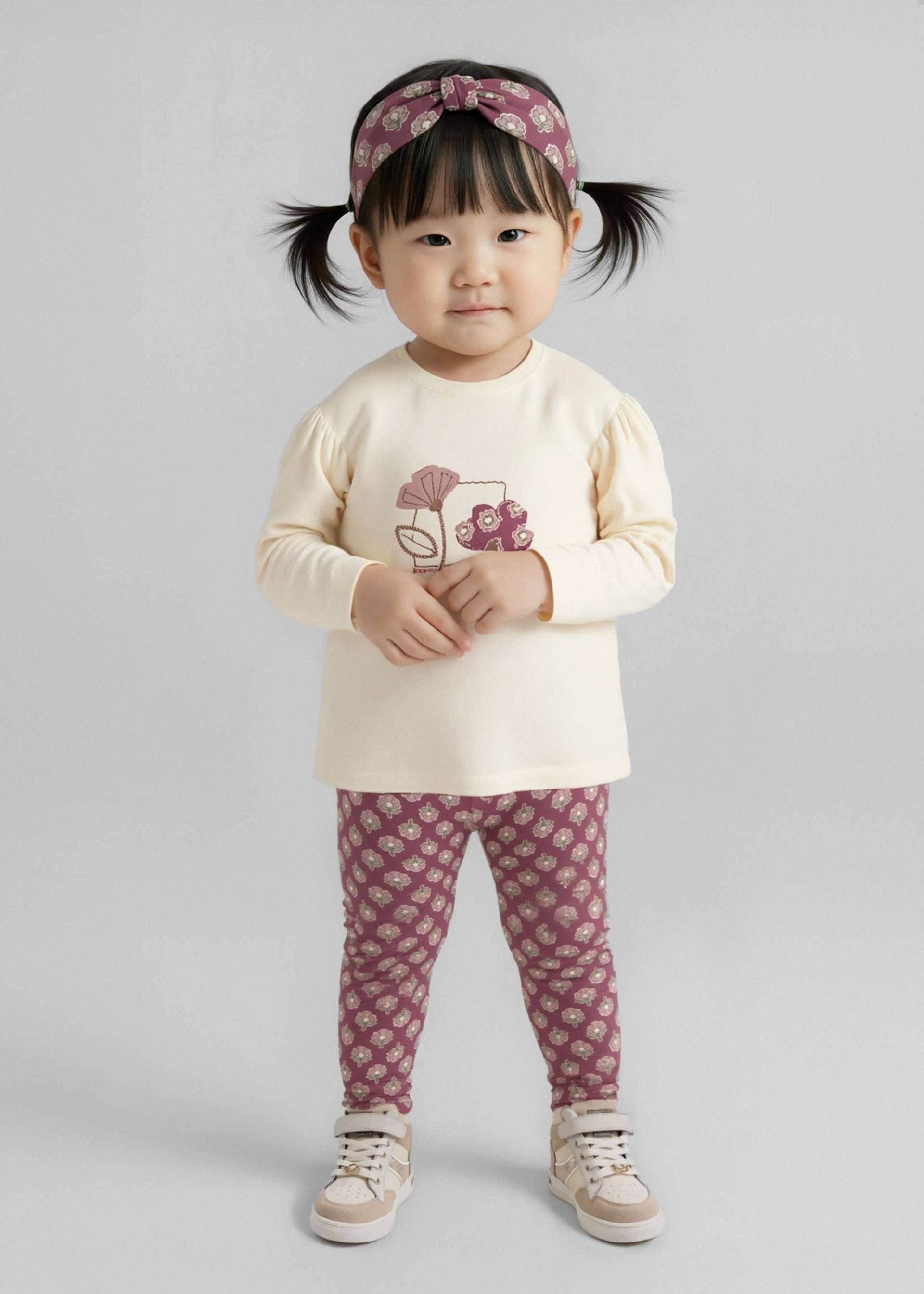 Set Leggings mit Haarband Baby