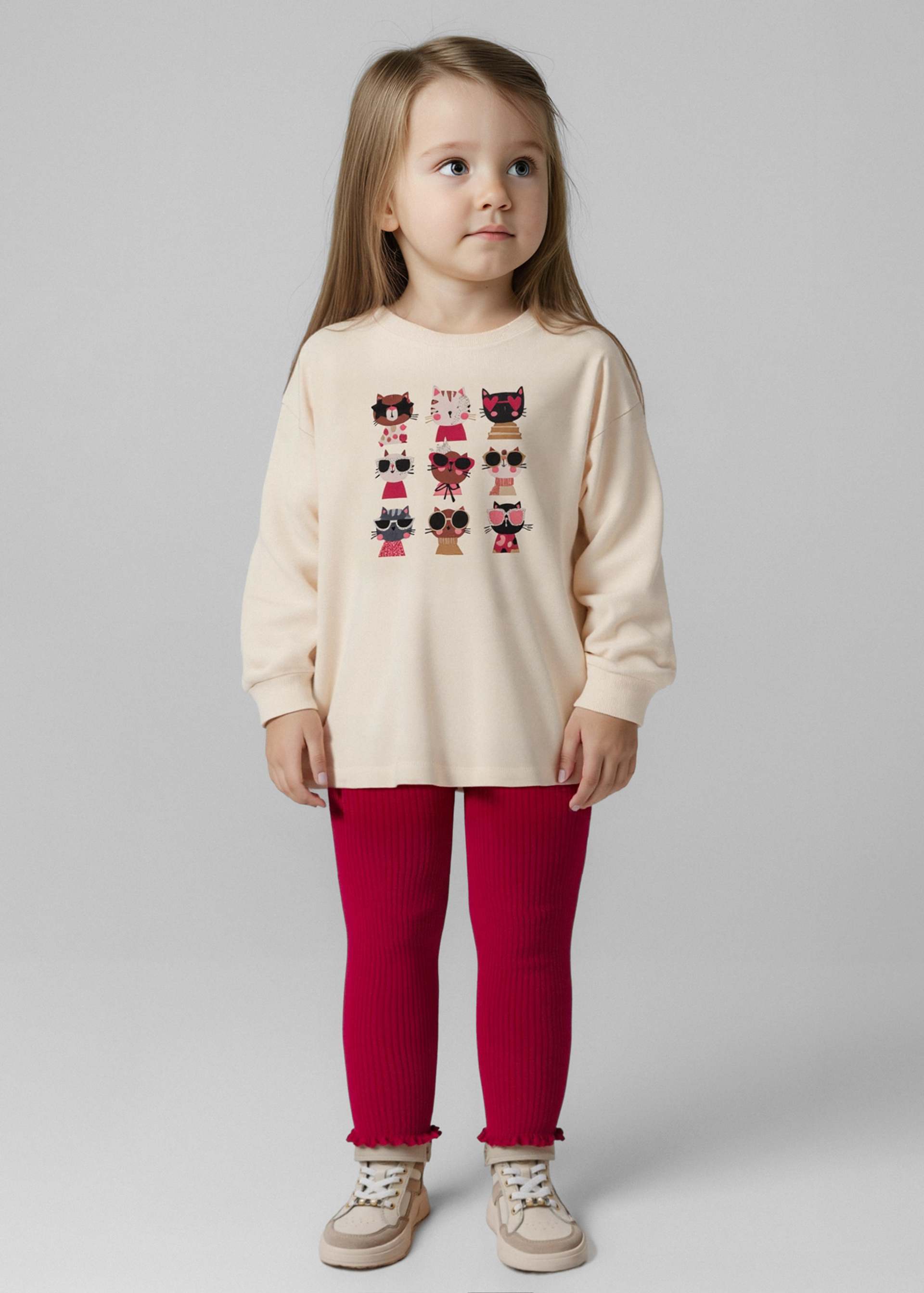 Conjunto leggings e camisola menina