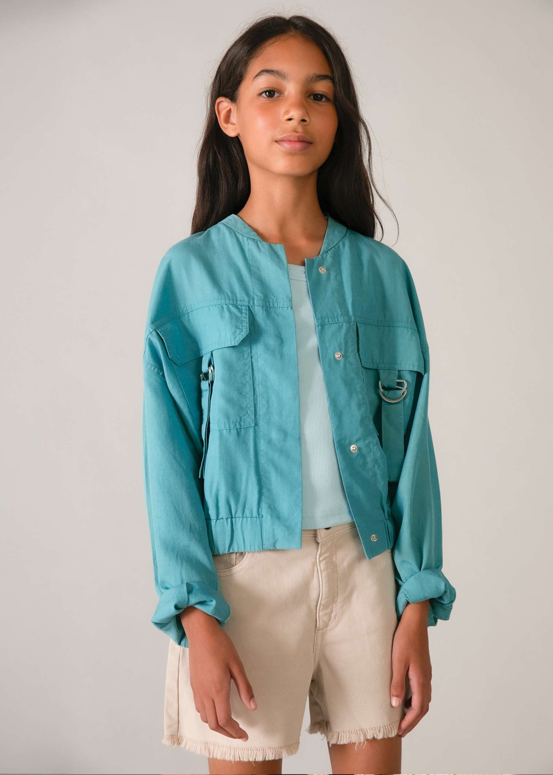 Chaqueta hebillas chica