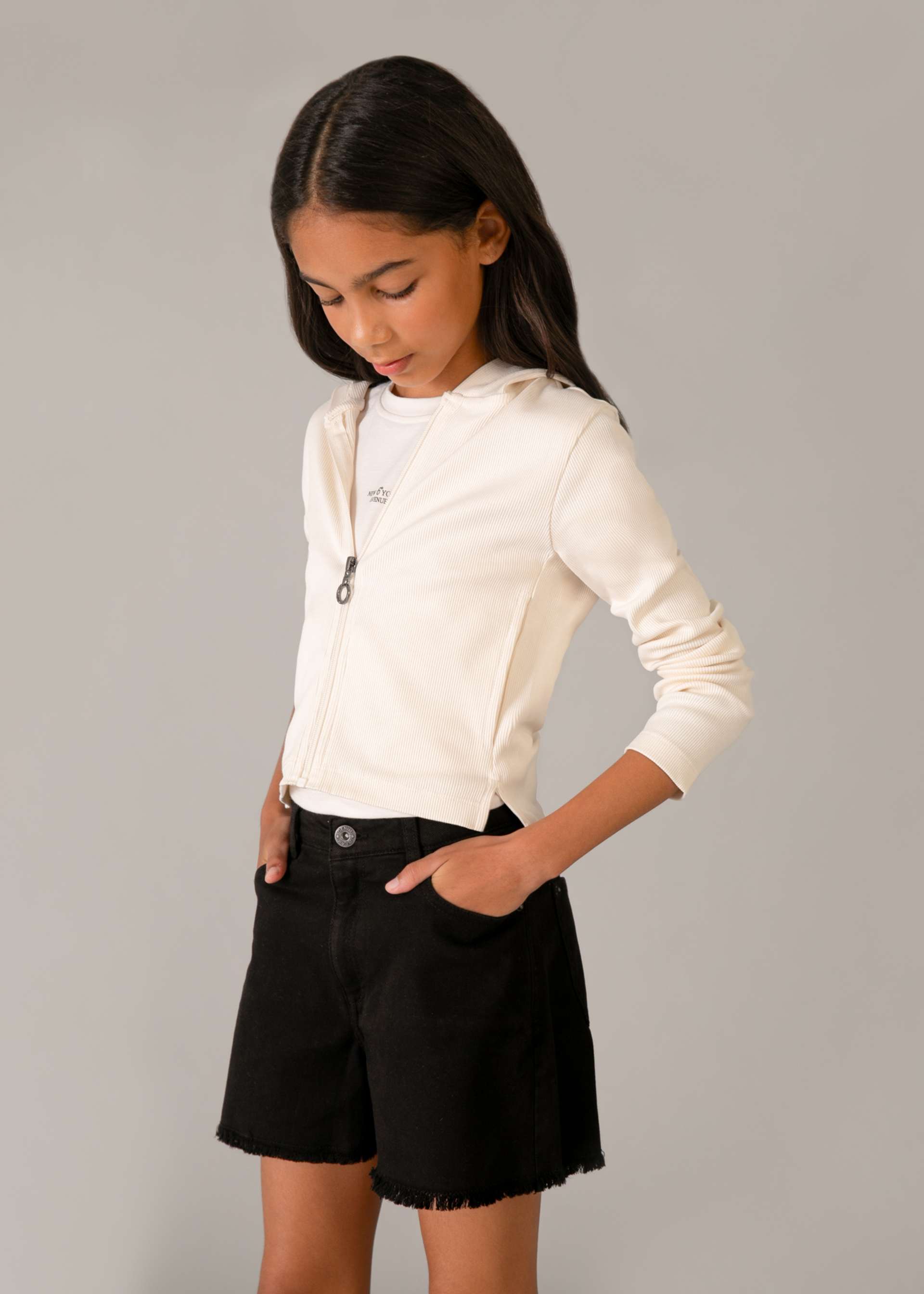 Short sarga básico chica