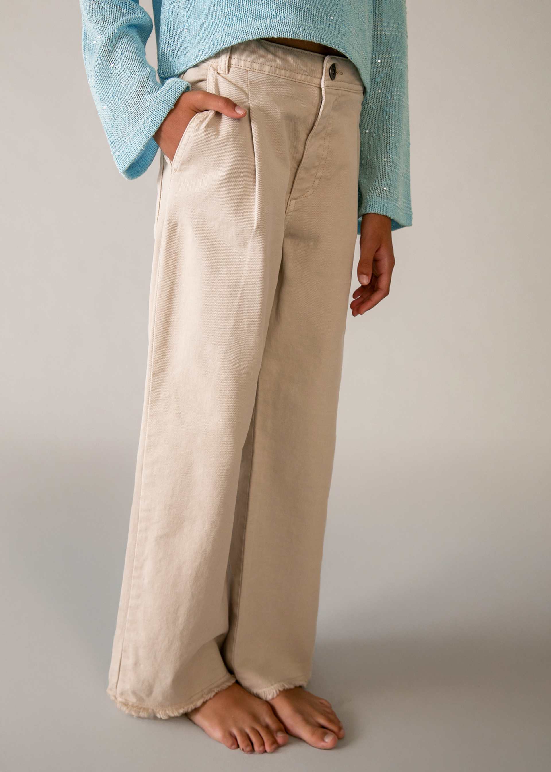 Pantalón largo sarga chica