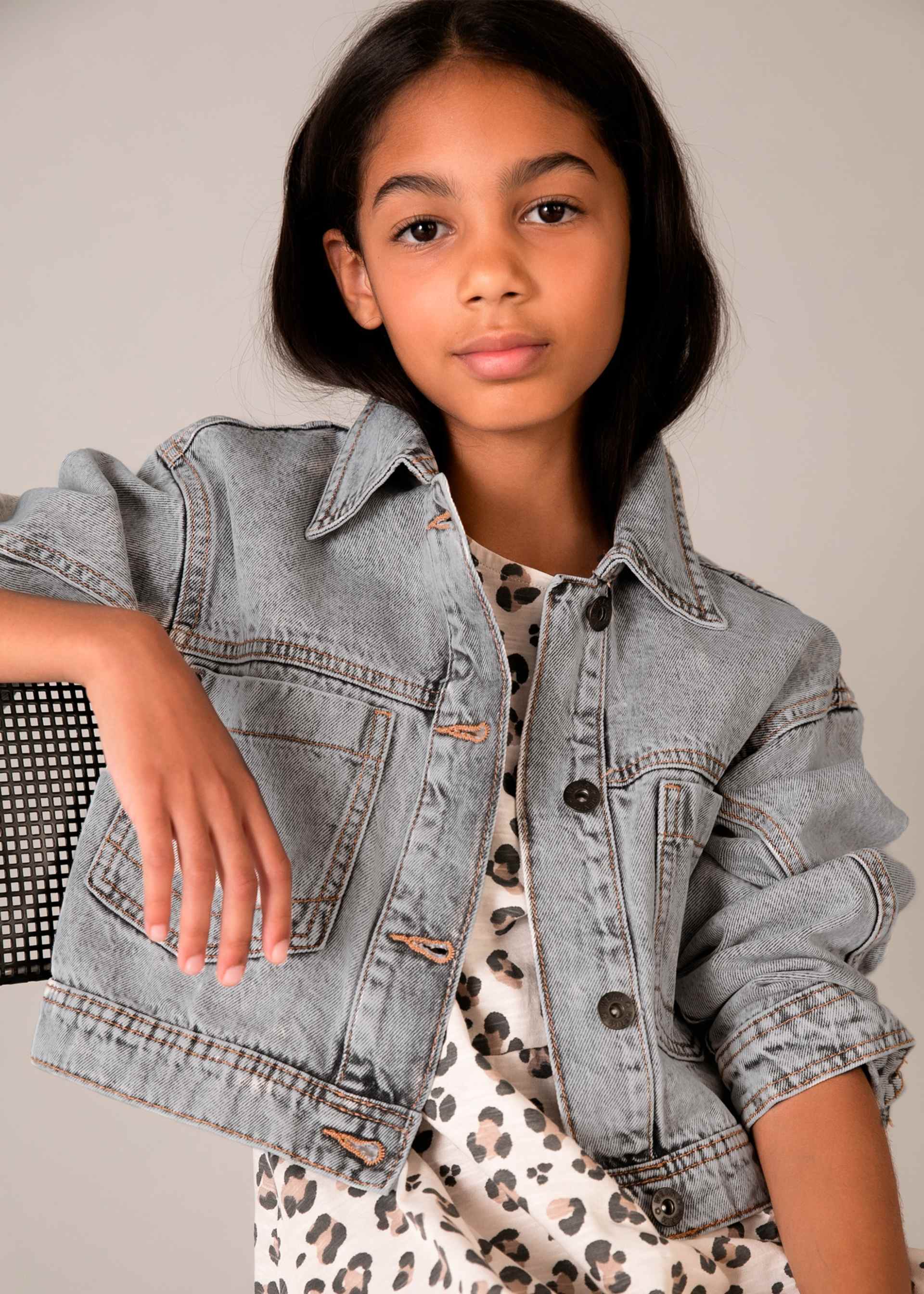 Giubbotto jeans ragazza