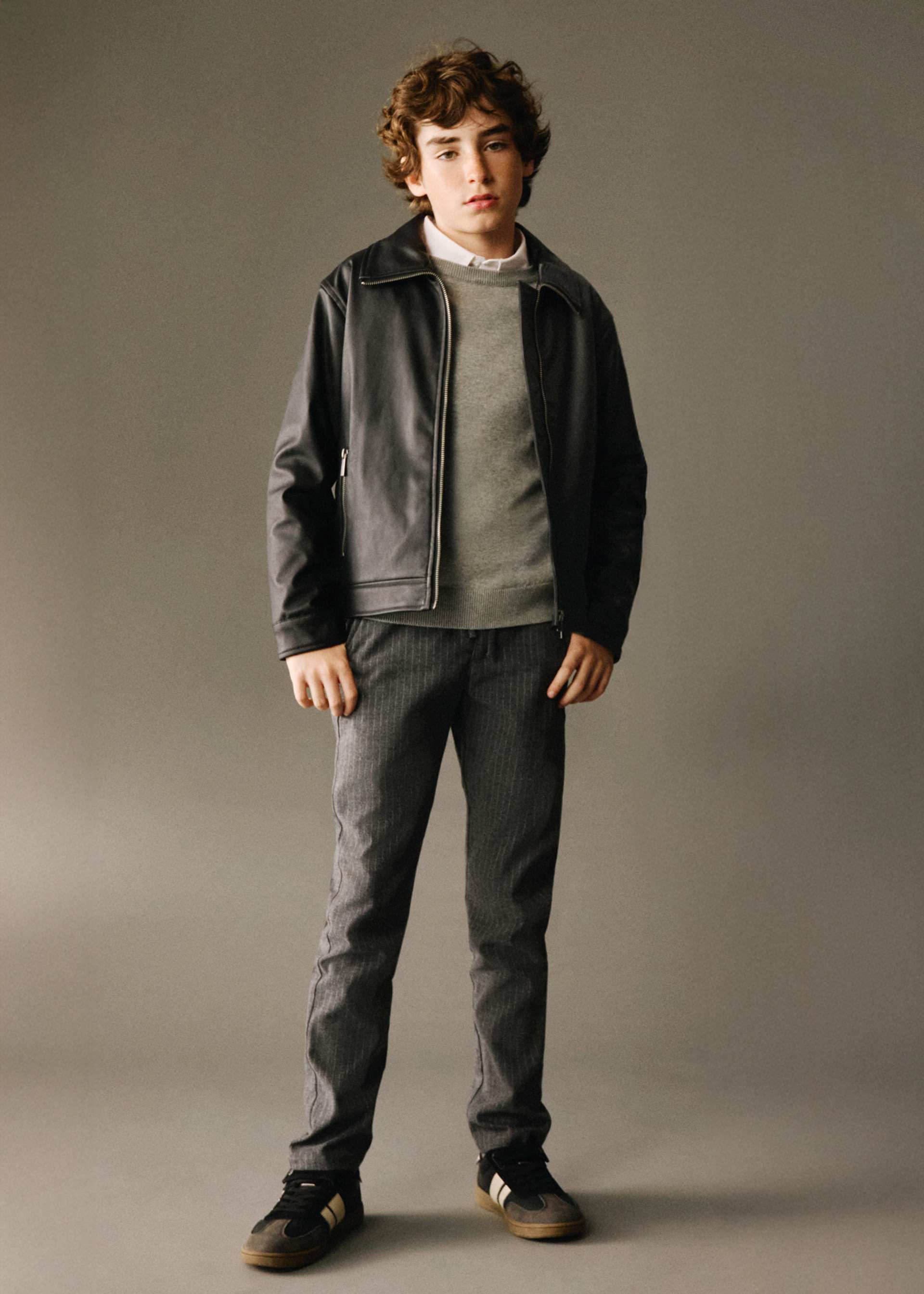 Chinohose relaxed Teenager Jungen