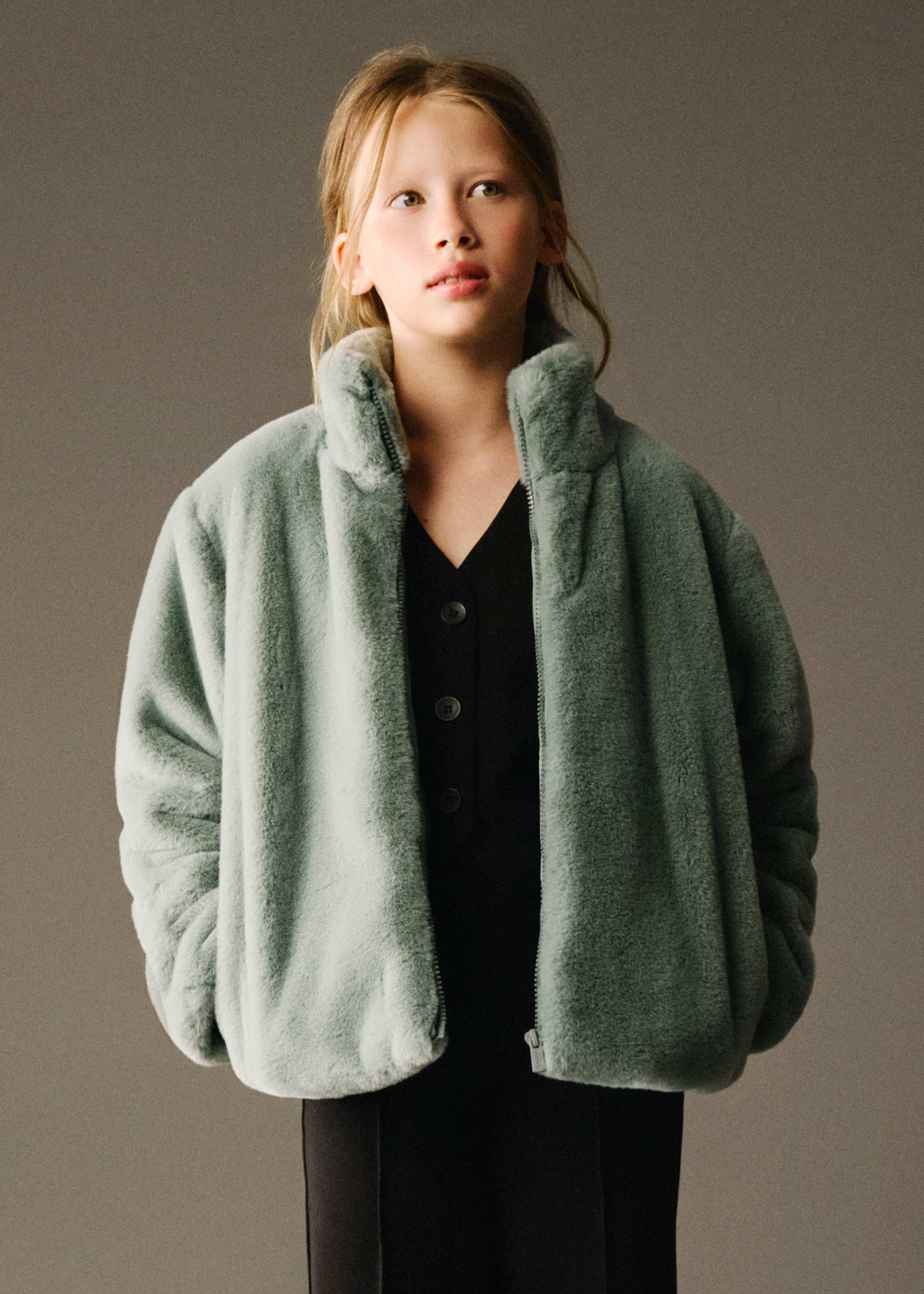 Girl Faux Fur Coat