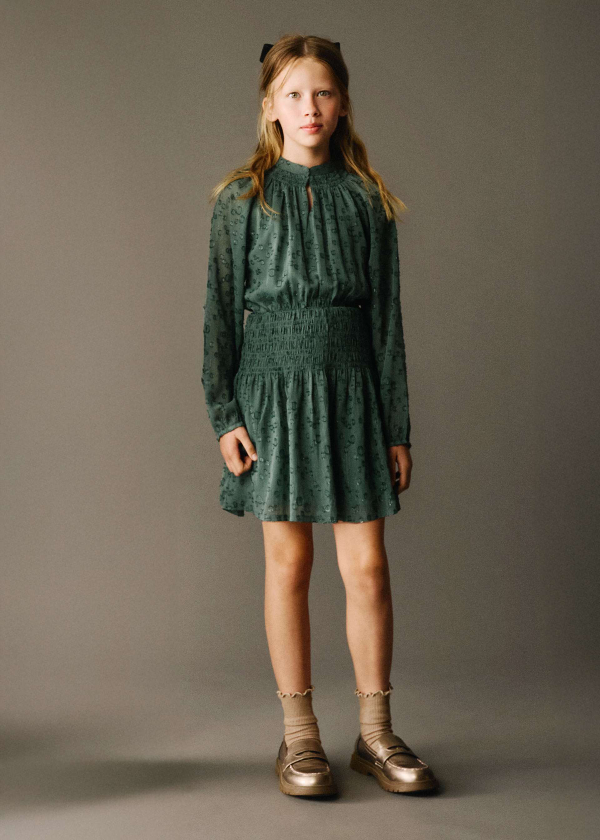 Robe en mousseline fille